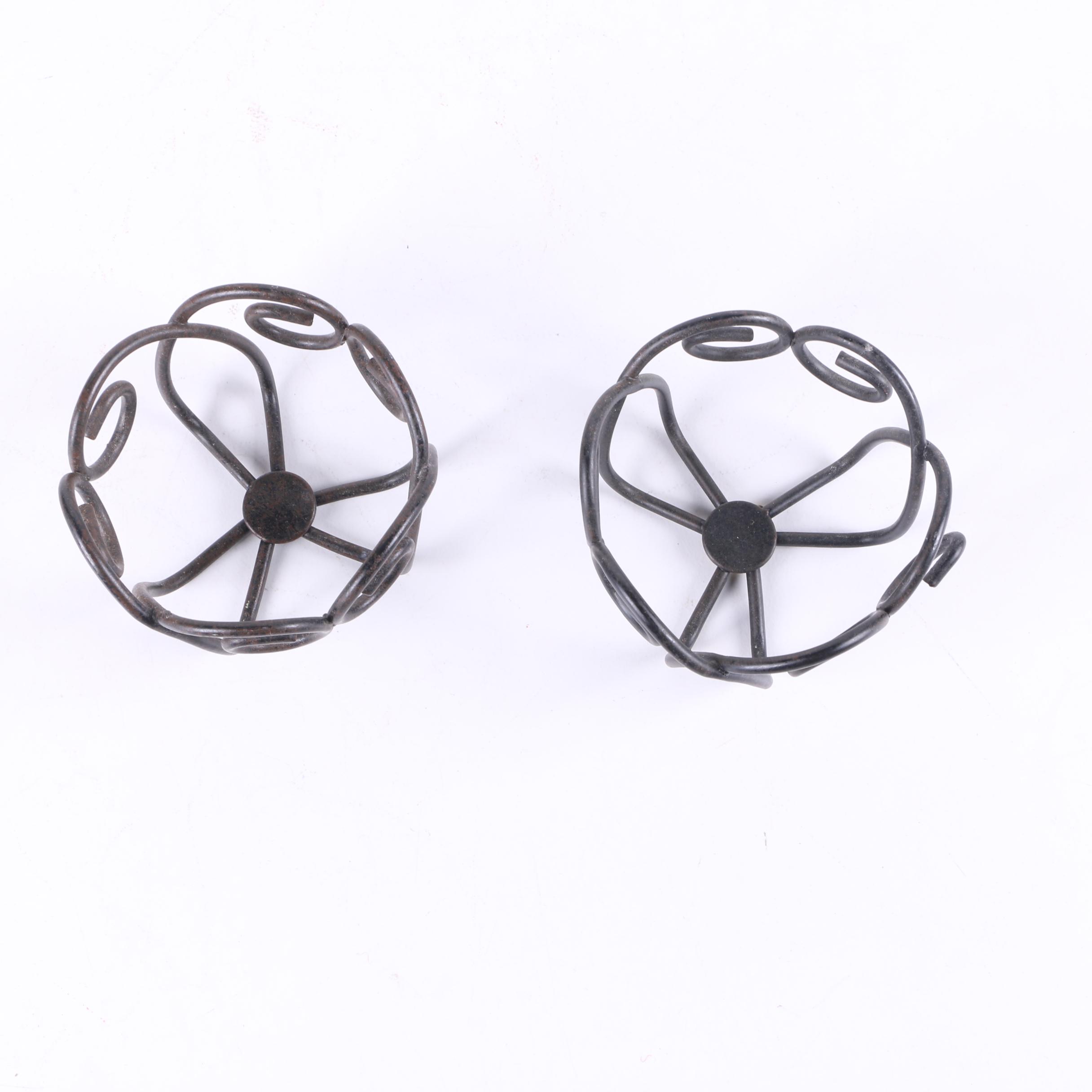 Scrolled Metal Decor