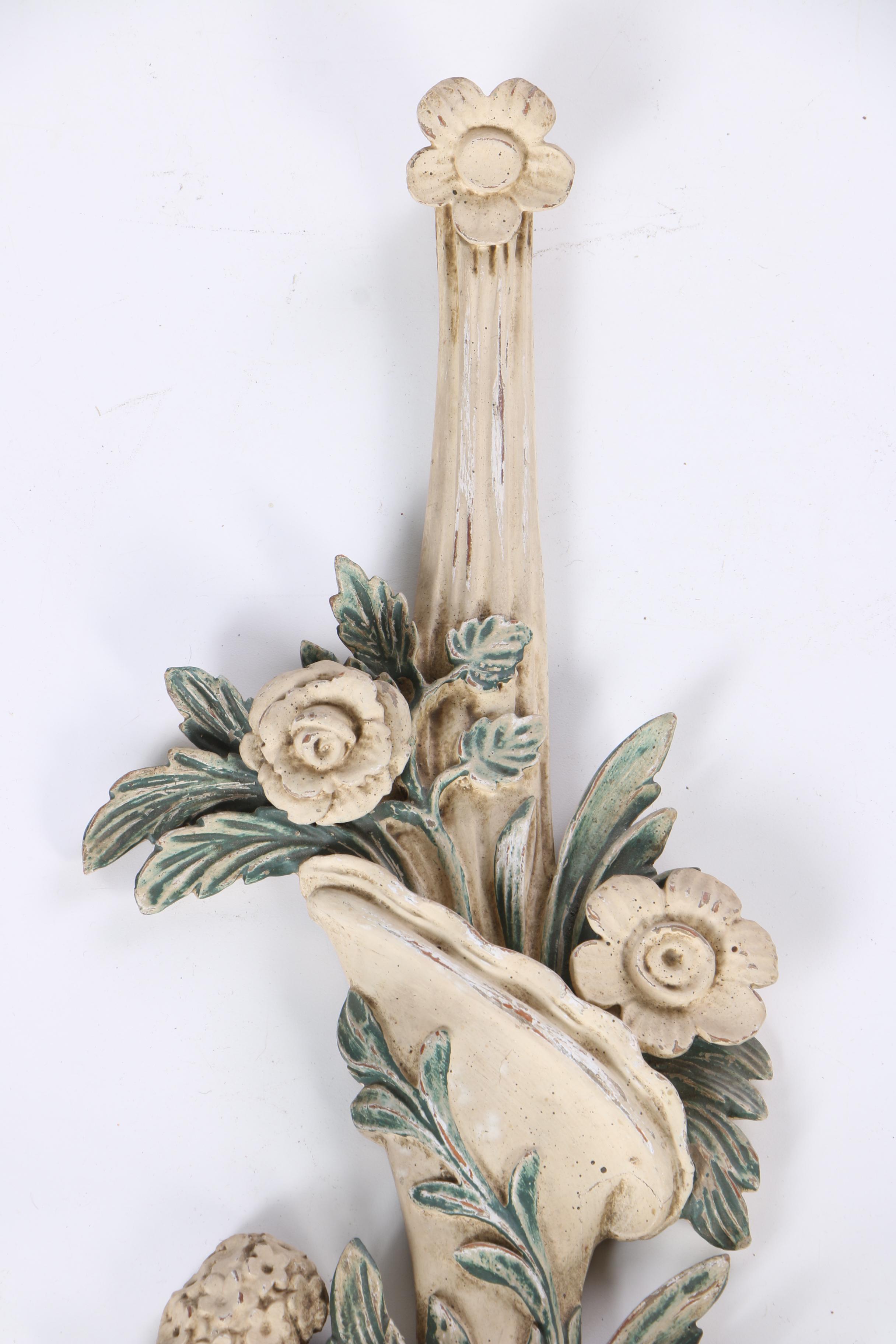 Floral Candle Wall Sconces