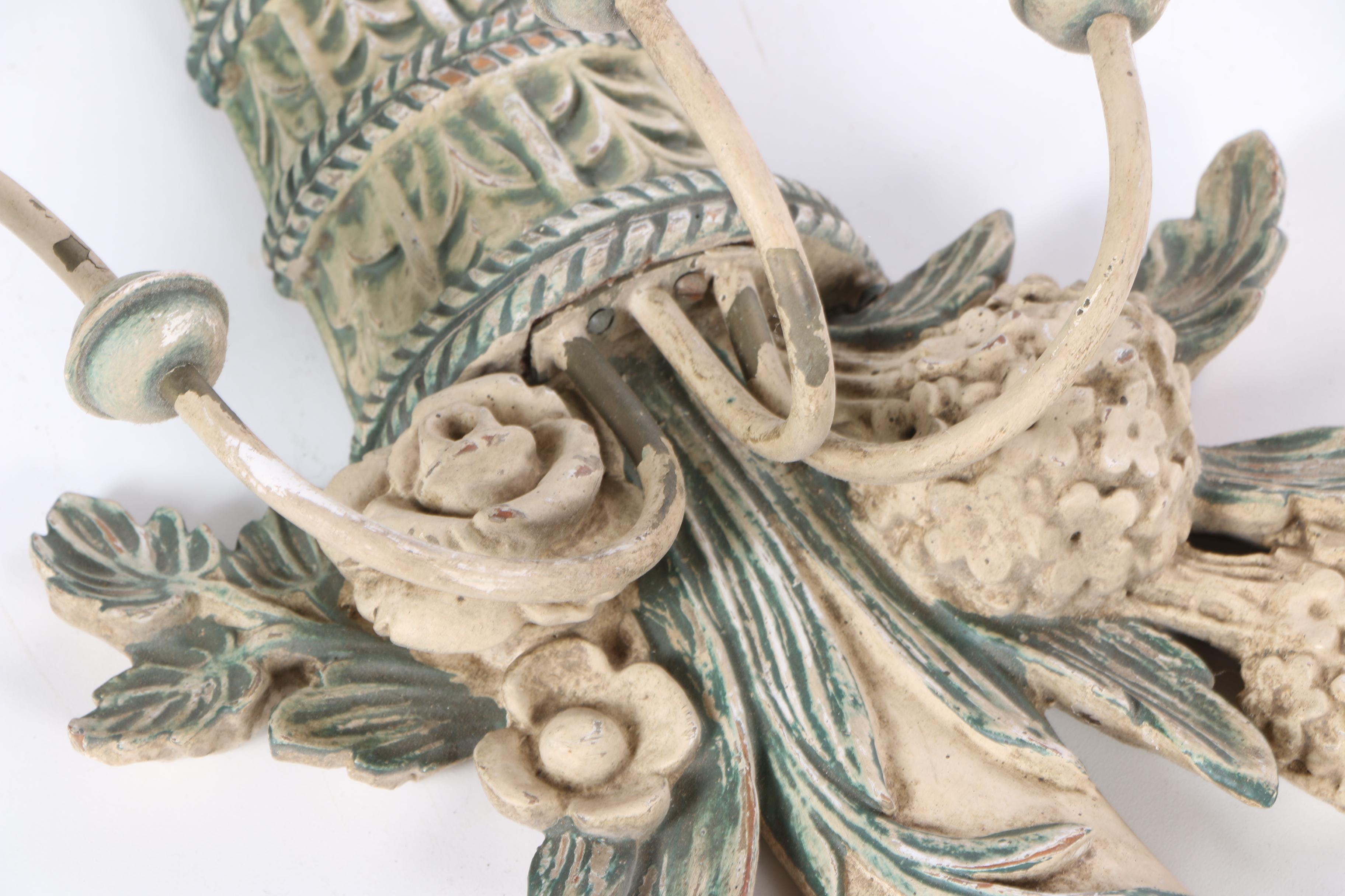 Floral Candle Wall Sconces