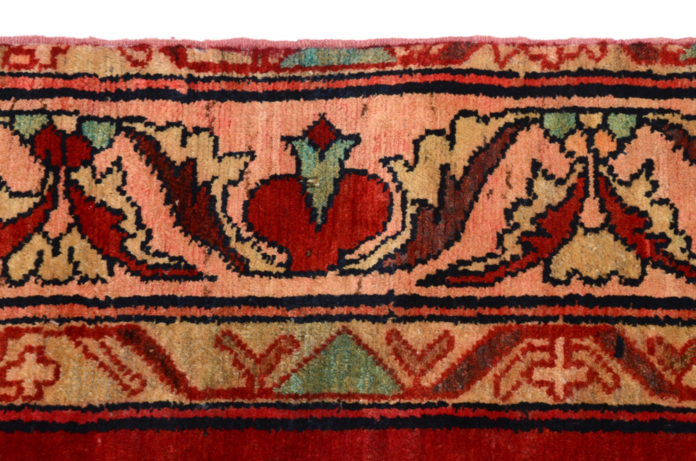 Antique Persian Hand-Knotted Bakshaish Area Rug