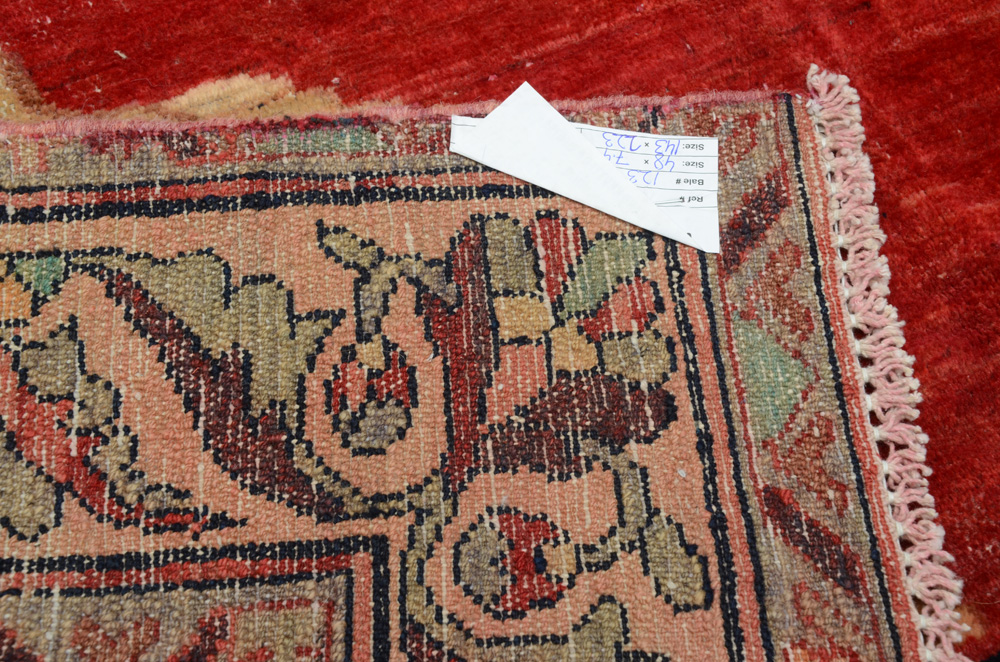 Antique Persian Hand-Knotted Bakshaish Area Rug