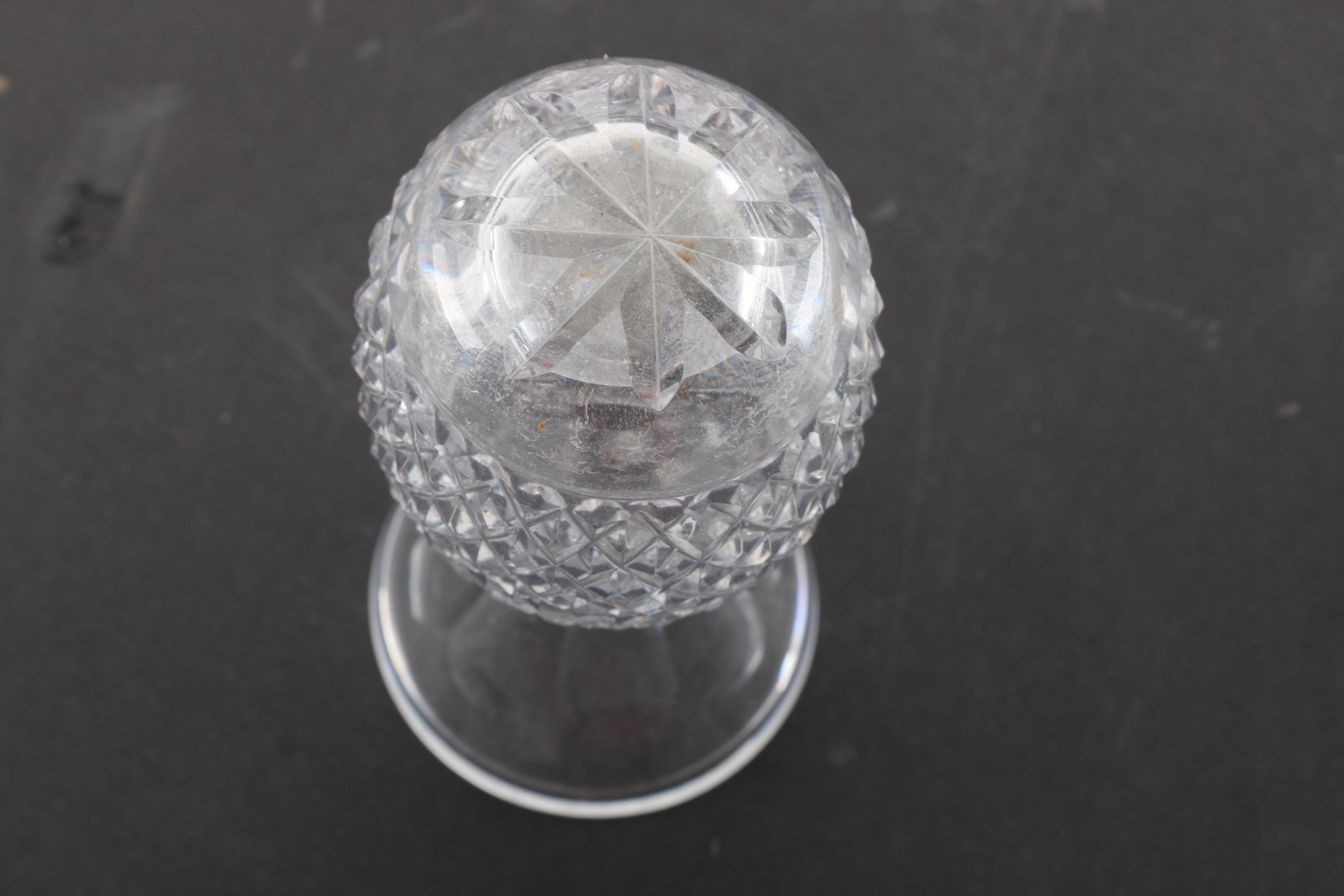 Waterford Crystal Bud Vase and Crystal Rose Bowl Vase