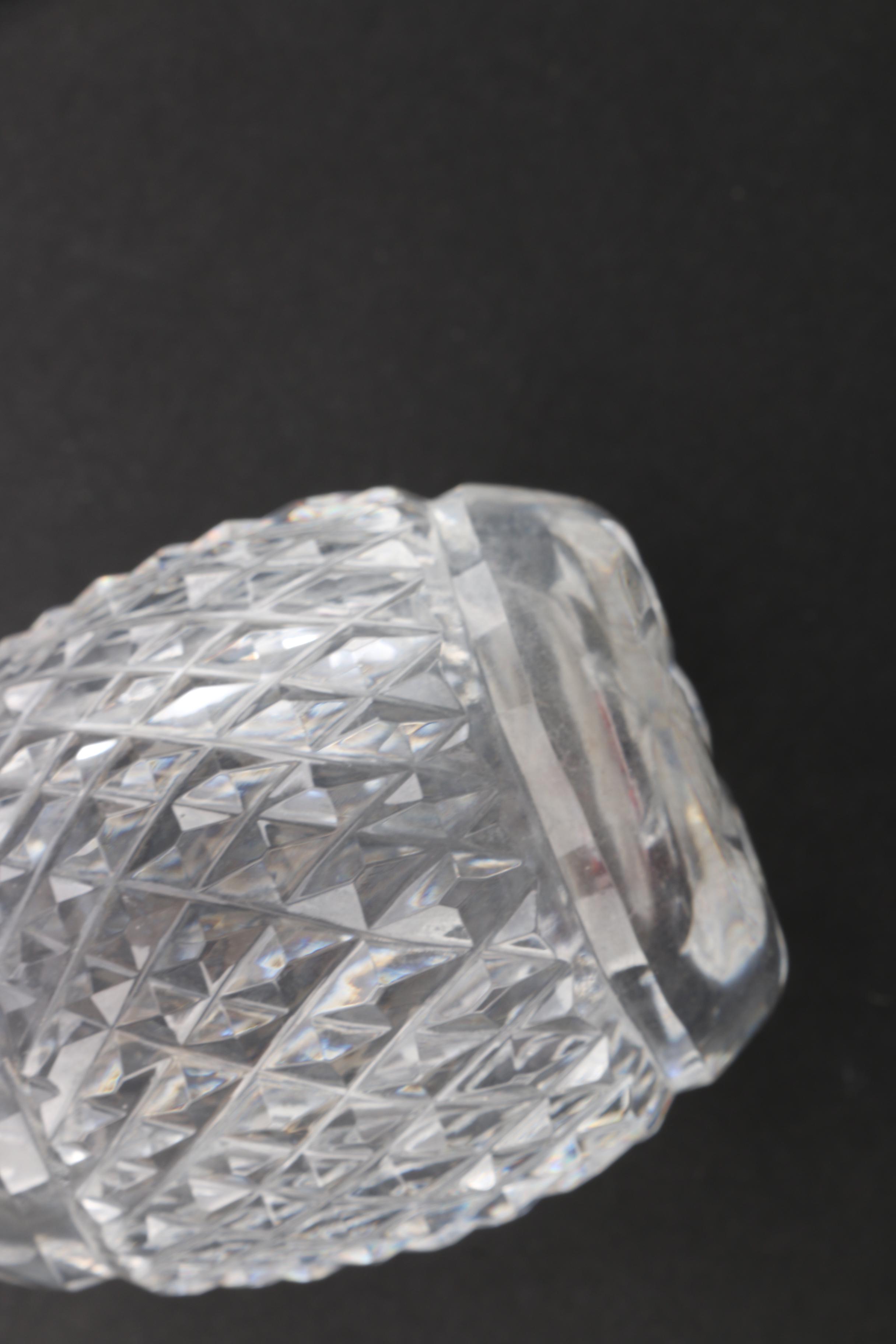 Waterford Crystal Bud Vase and Crystal Rose Bowl Vase