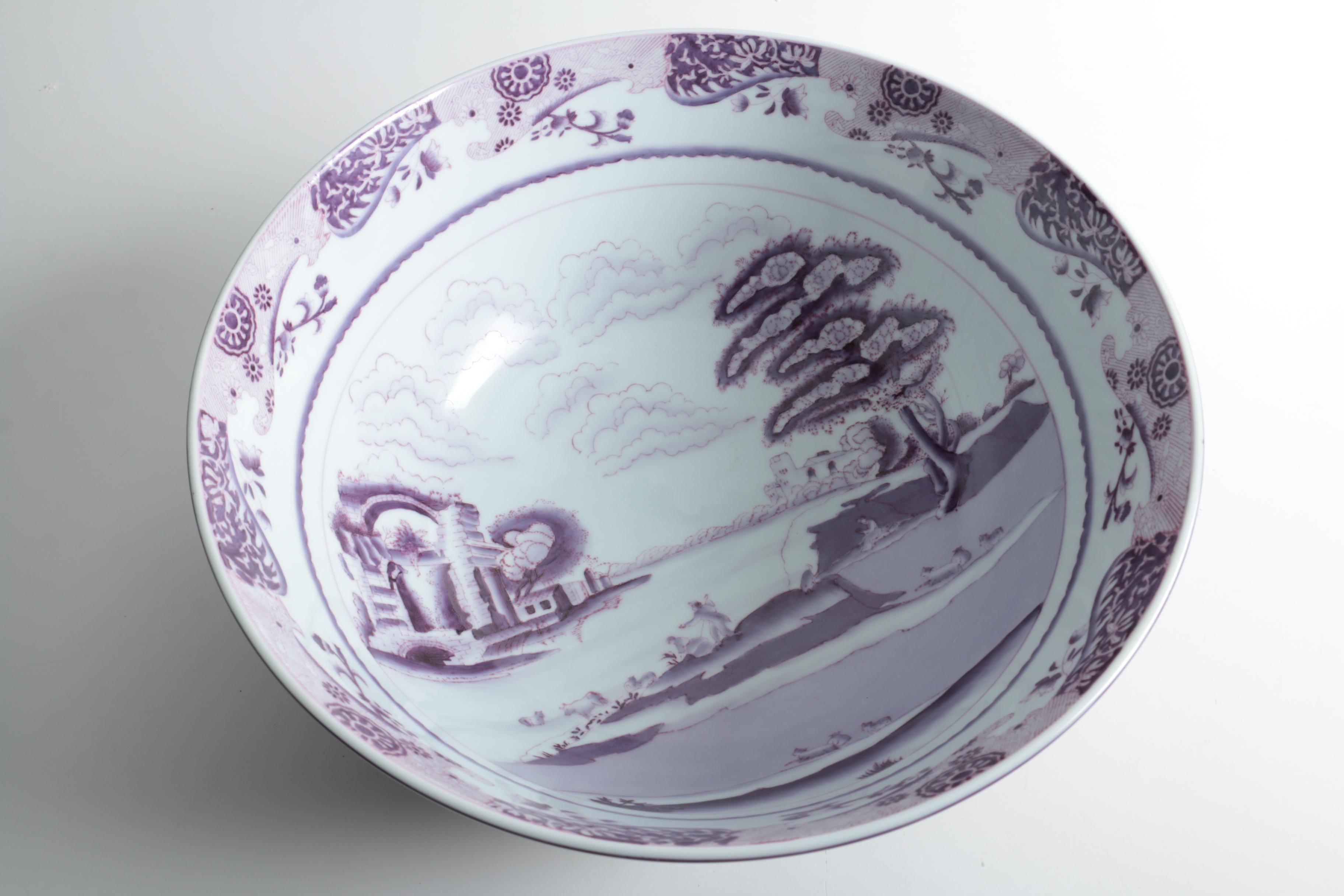 Asian Ceramic Centerpiece