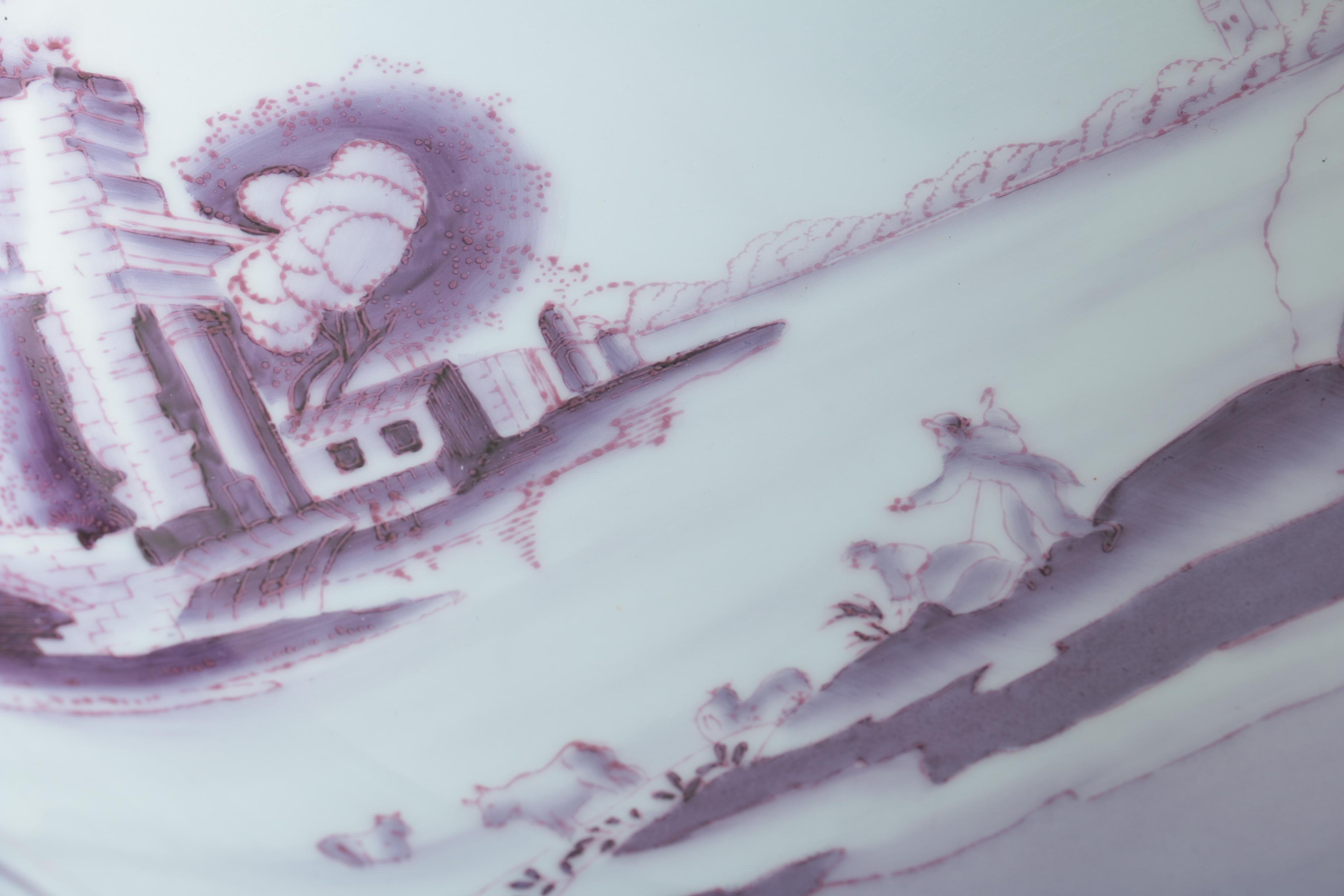 Asian Ceramic Centerpiece