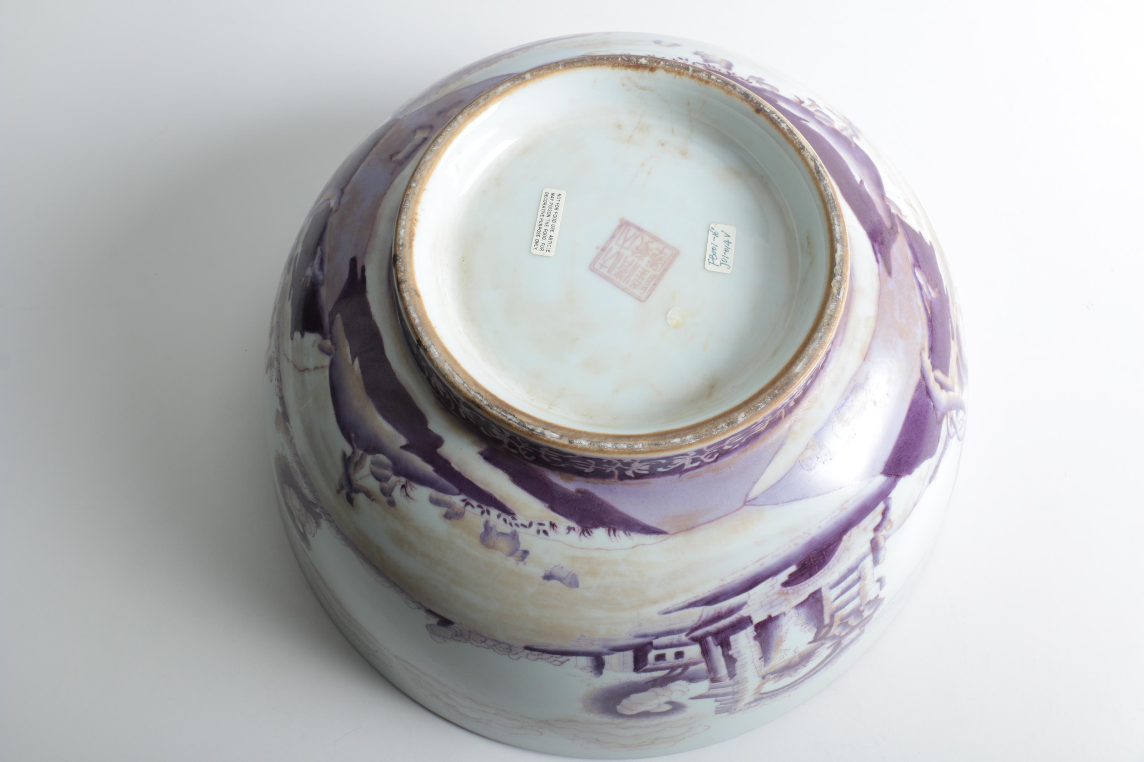 Asian Ceramic Centerpiece