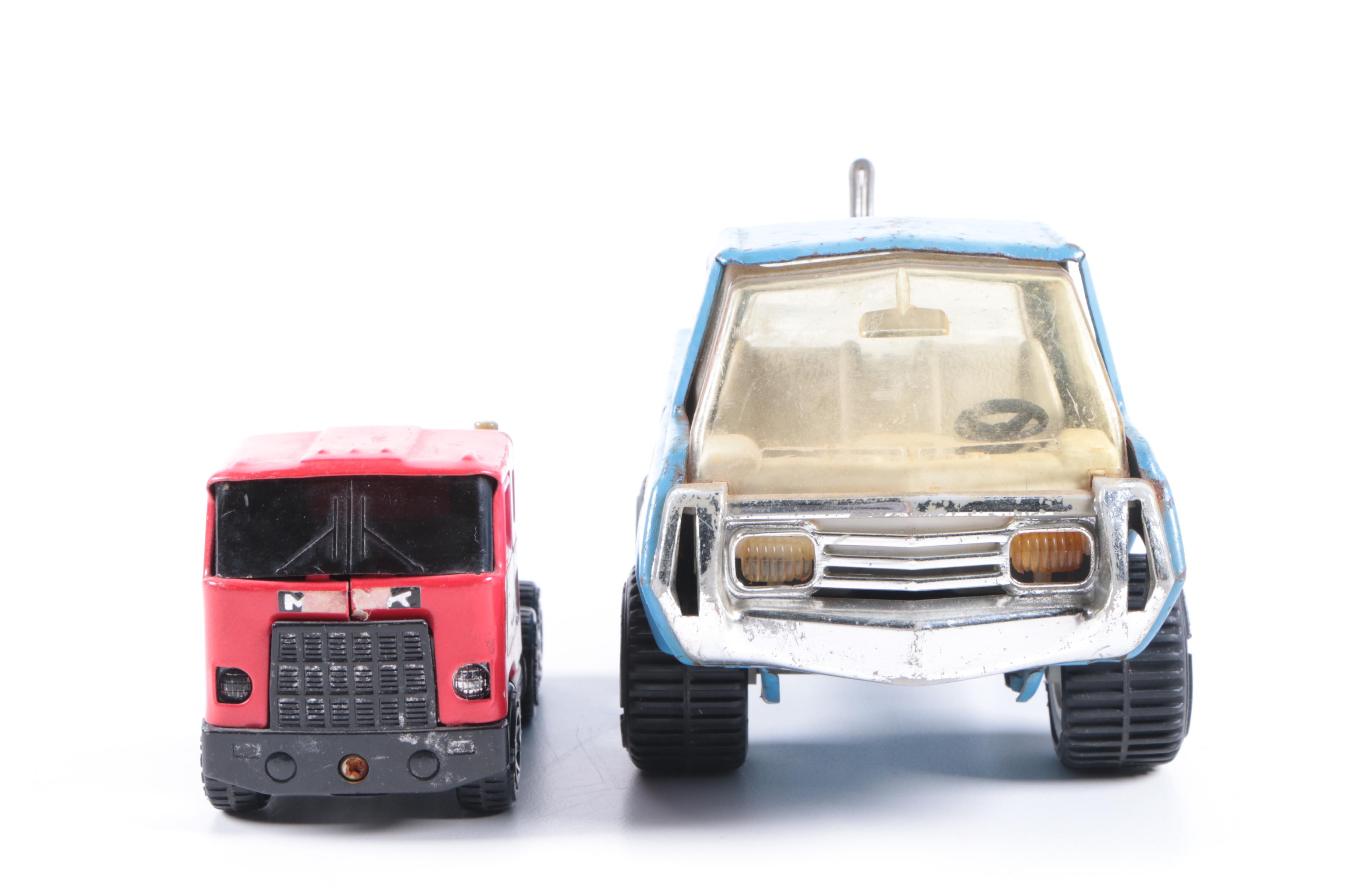 Vintage Toy Trucks and Trains Including Bachmann "M*A*S*H" Trains