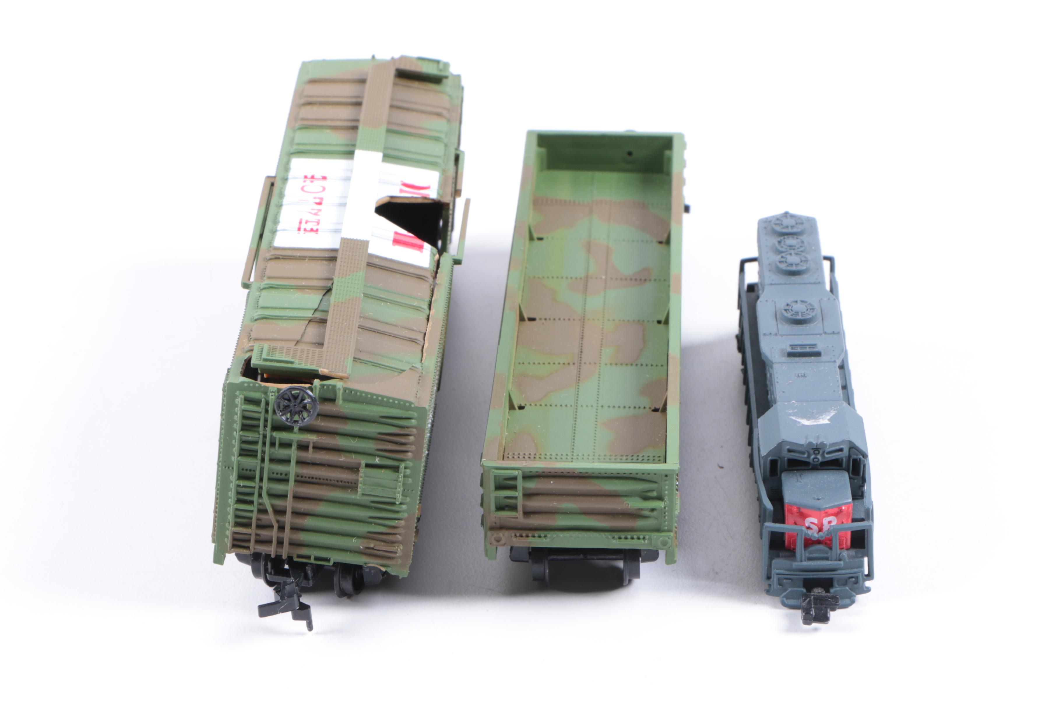 Vintage Toy Trucks and Trains Including Bachmann "M*A*S*H" Trains