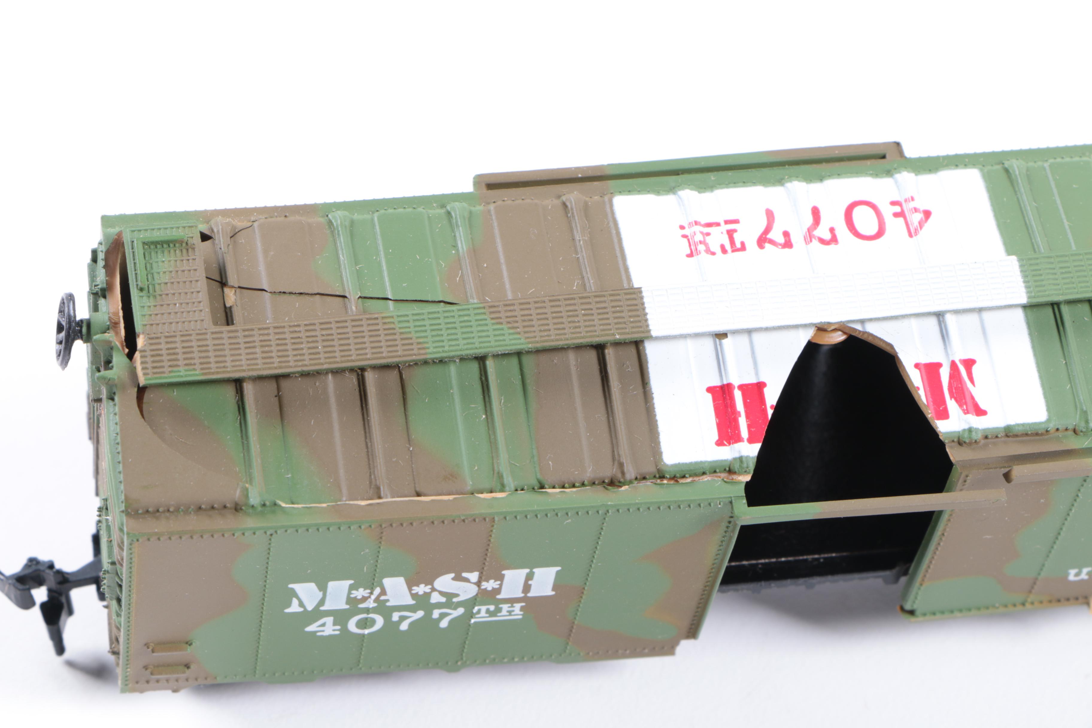 Vintage Toy Trucks and Trains Including Bachmann "M*A*S*H" Trains