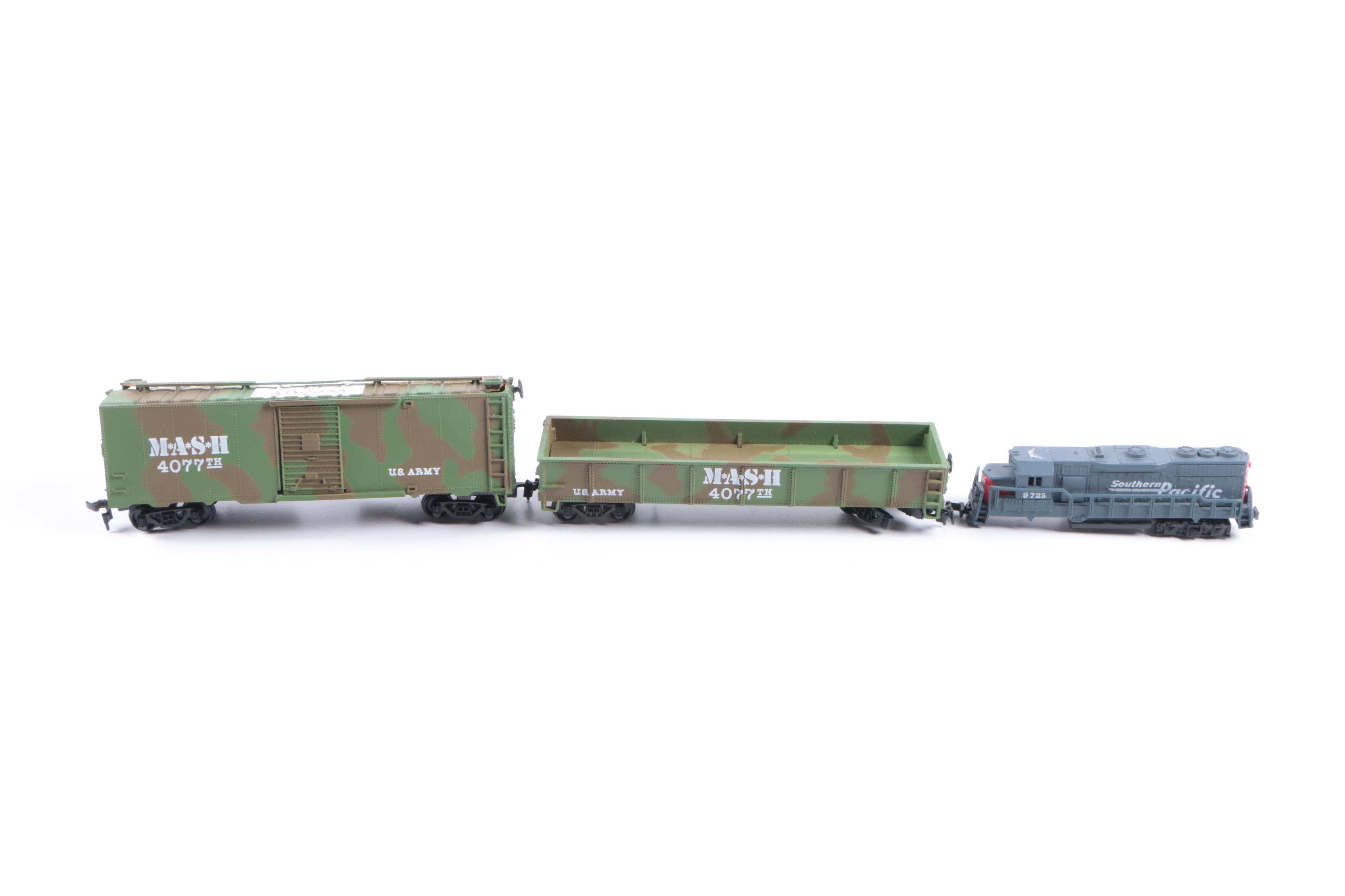 Vintage Toy Trucks and Trains Including Bachmann "M*A*S*H" Trains
