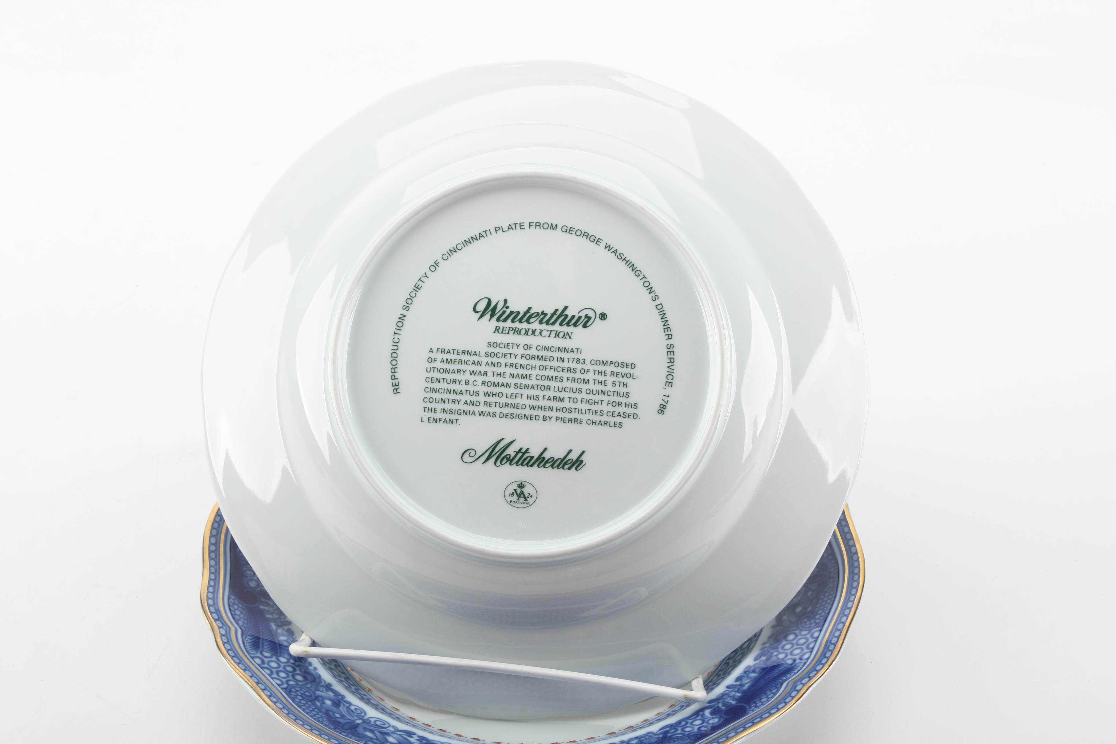 Mottahedeh "Cincinnati" Dessert Plates