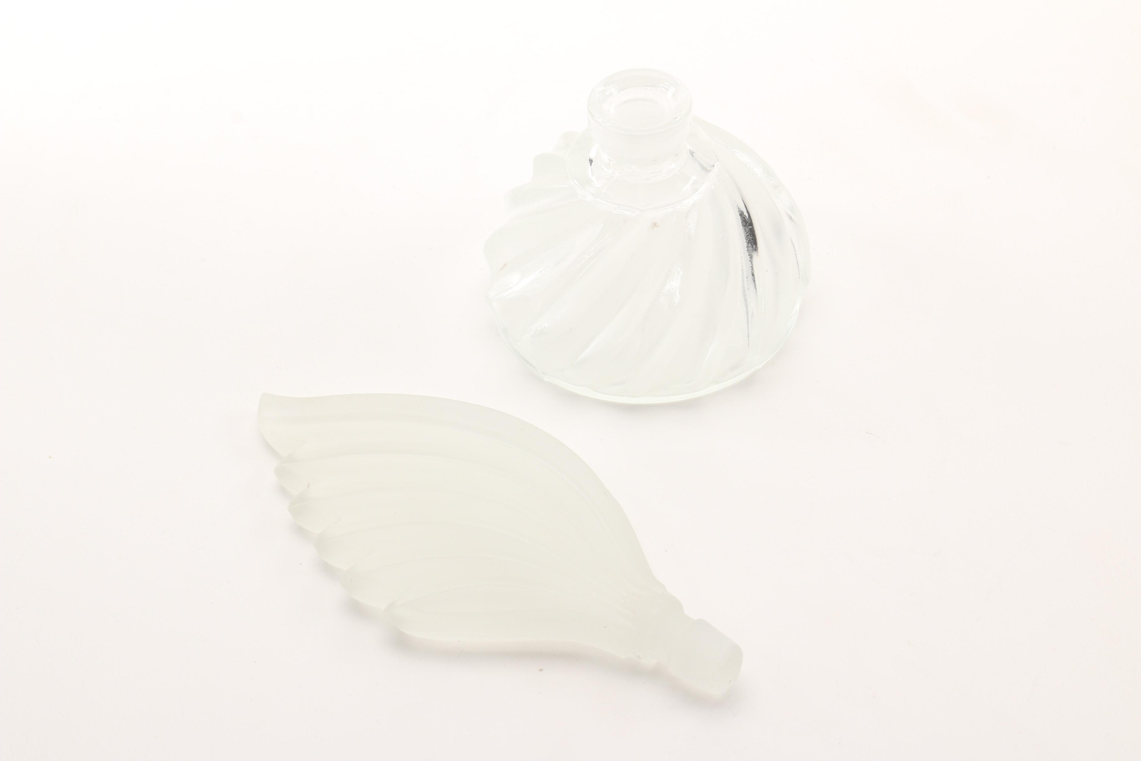 Christian Dior Perfume Bottle and Other Bottles Featuring Sterling