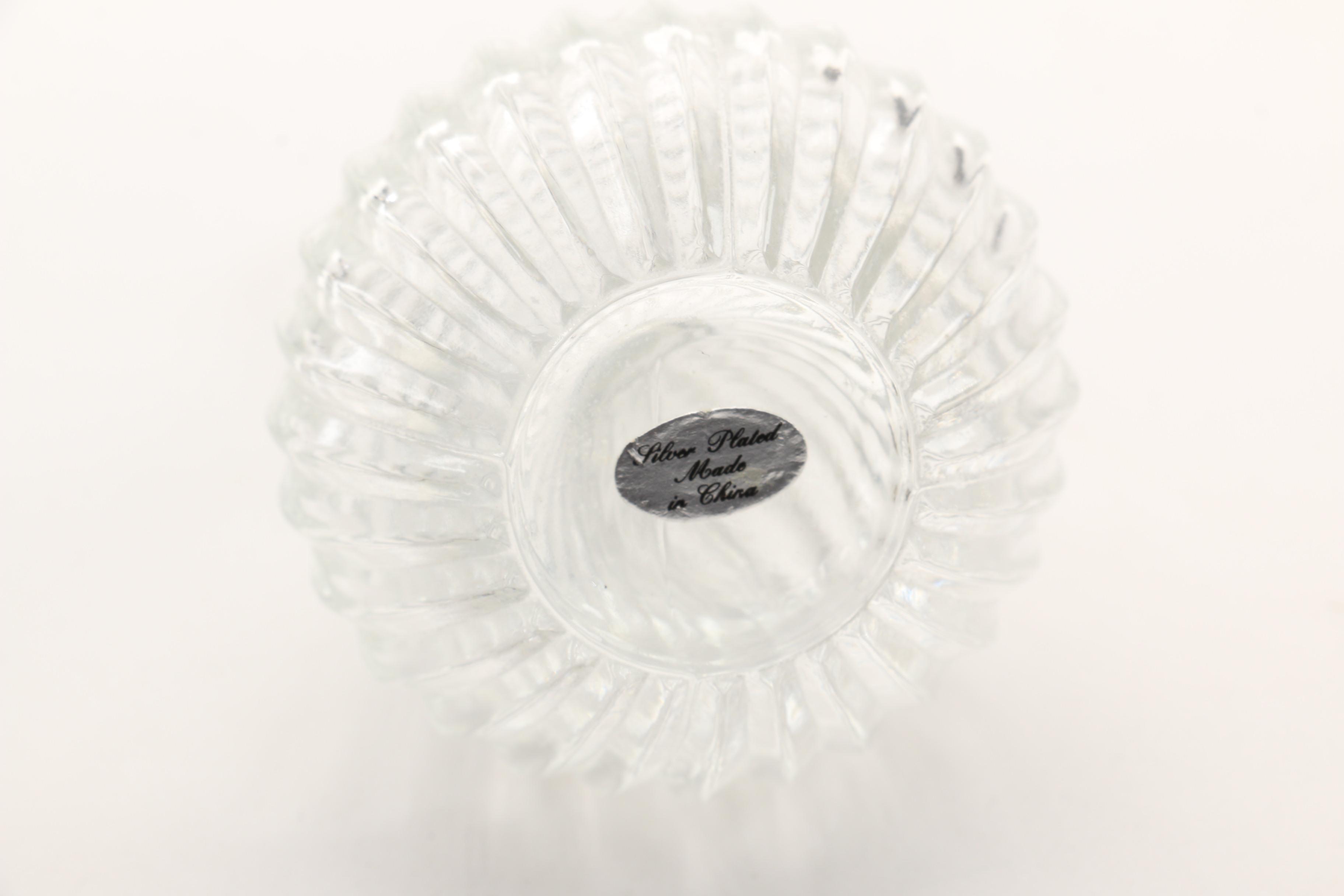 Christian Dior Perfume Bottle and Other Bottles Featuring Sterling