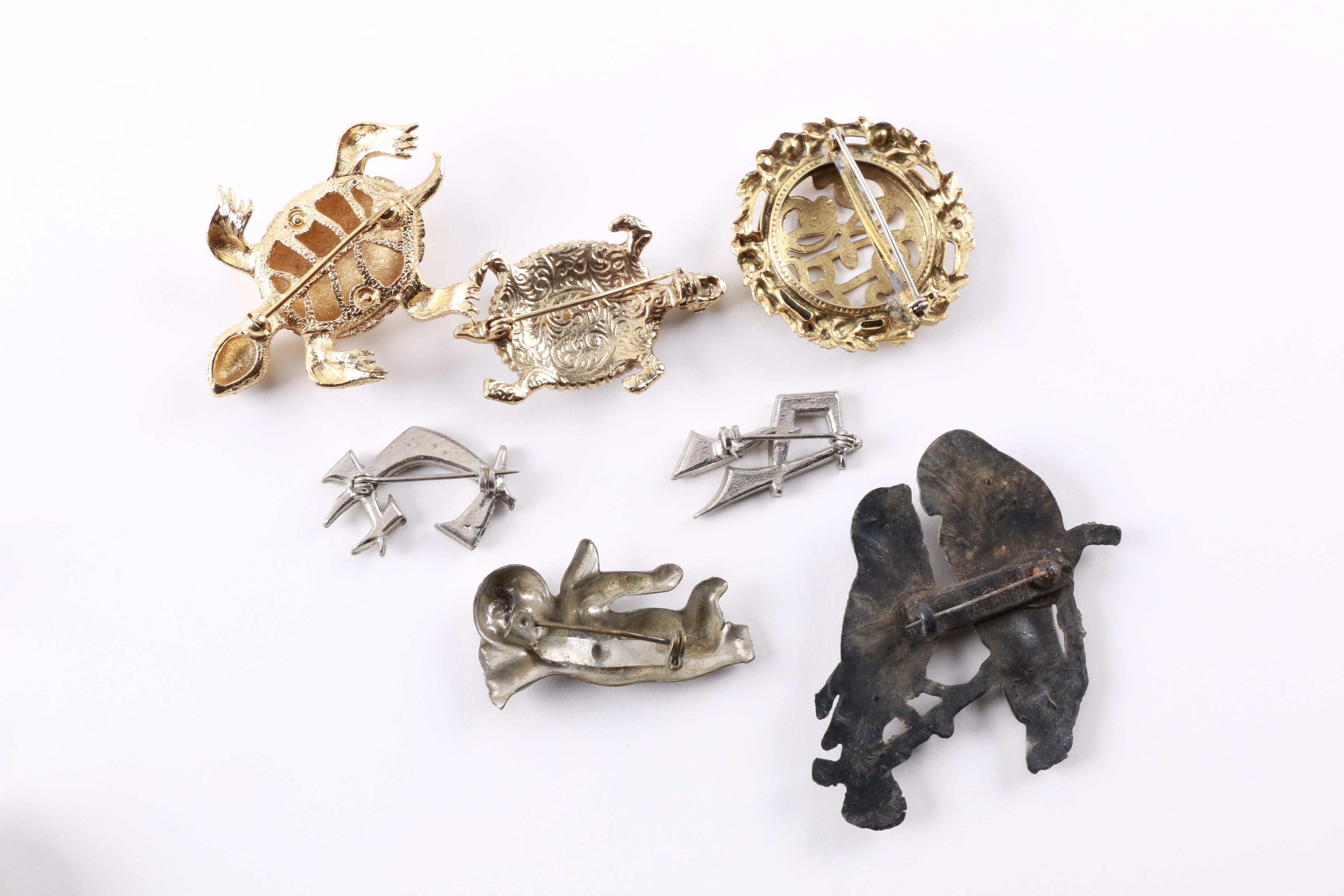 Large Assortment of Jewelry Featuring Diamond Tie Bar