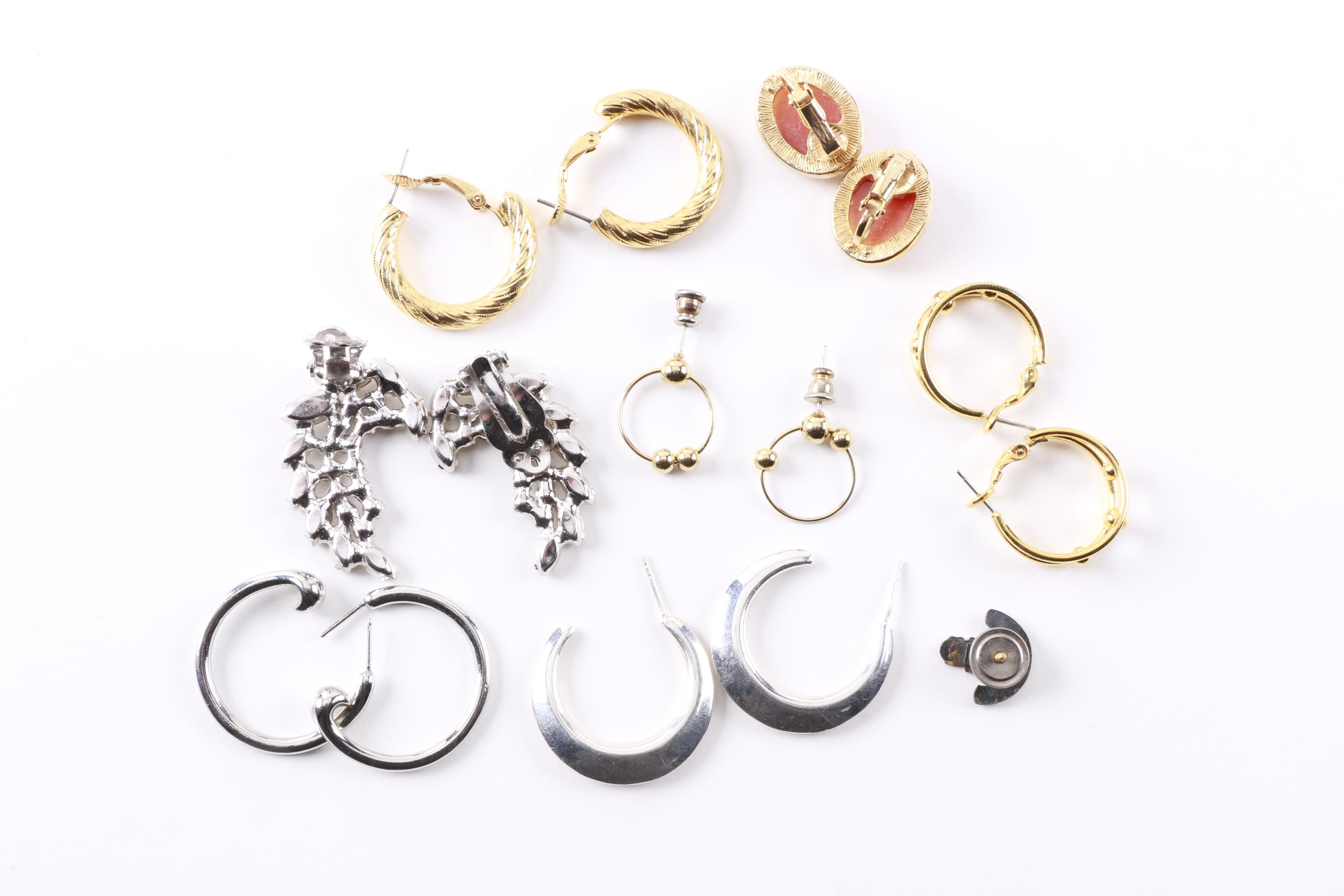 Large Assortment of Jewelry Featuring Diamond Tie Bar