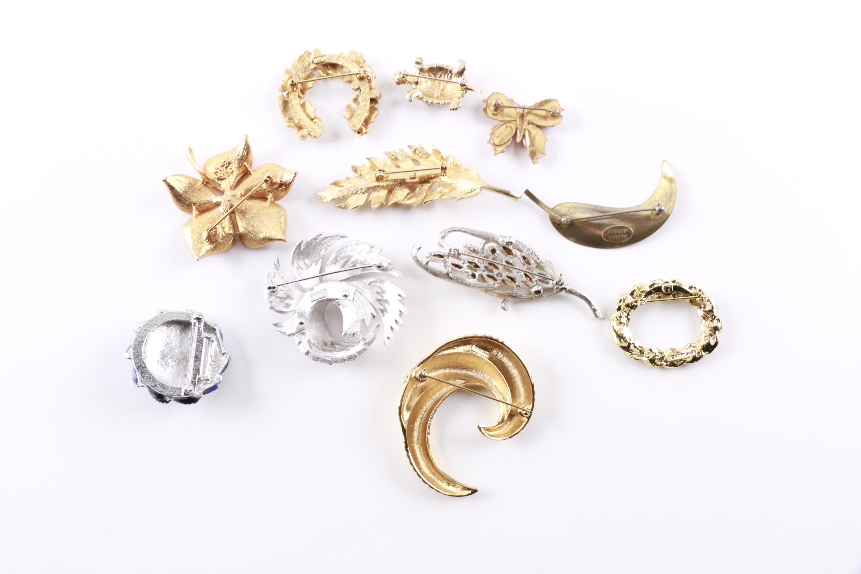 Large Assortment of Jewelry Featuring Diamond Tie Bar