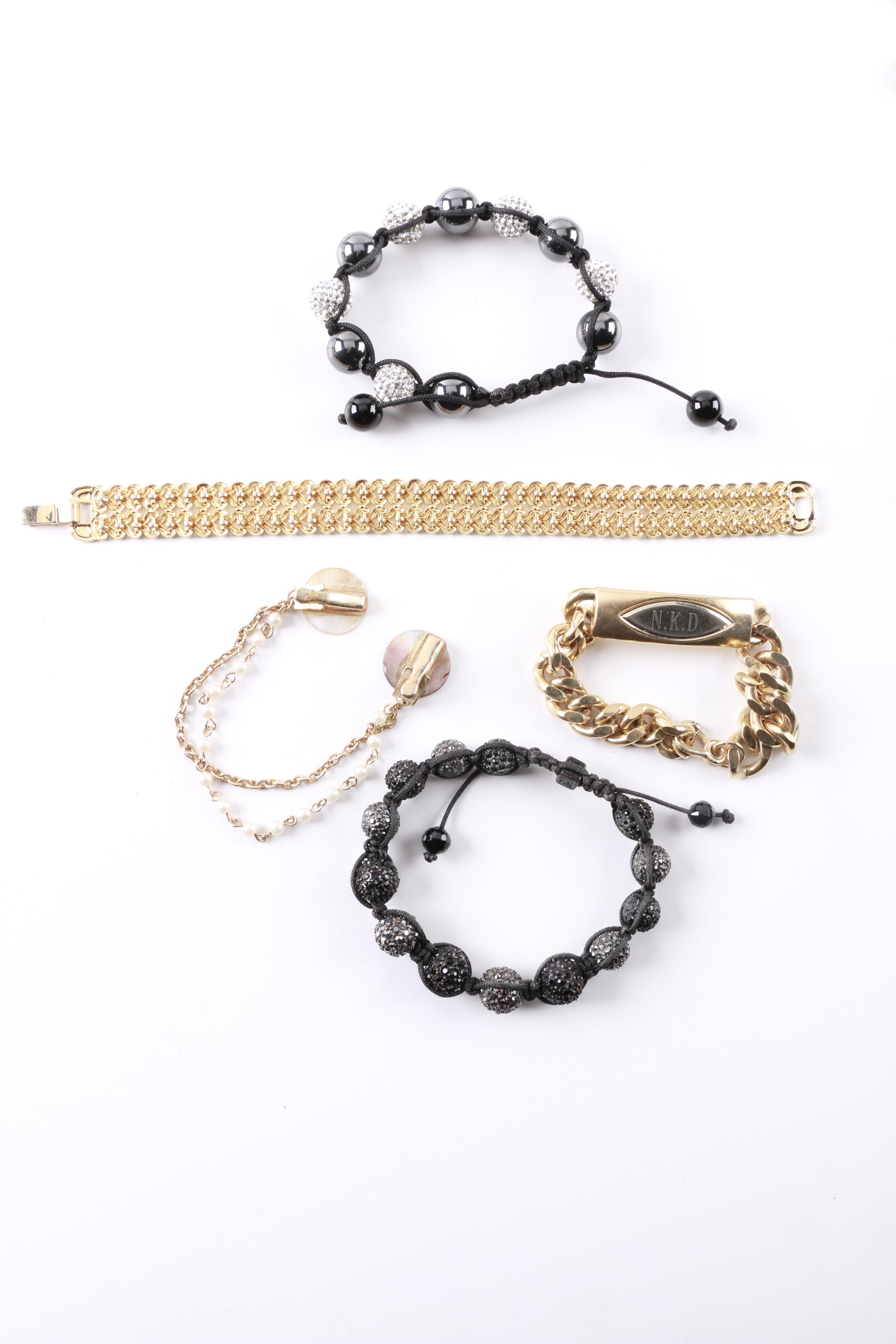 Large Assortment of Jewelry Featuring Diamond Tie Bar