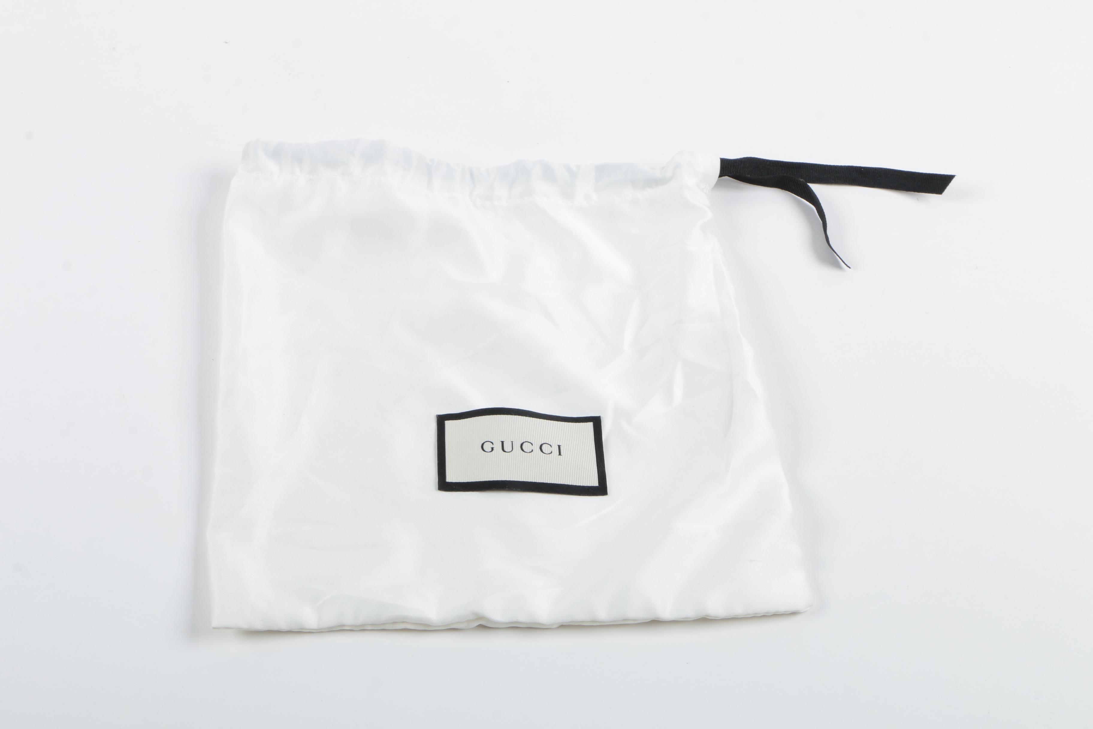 Gucci Red Leather Belt with Snake Buckle