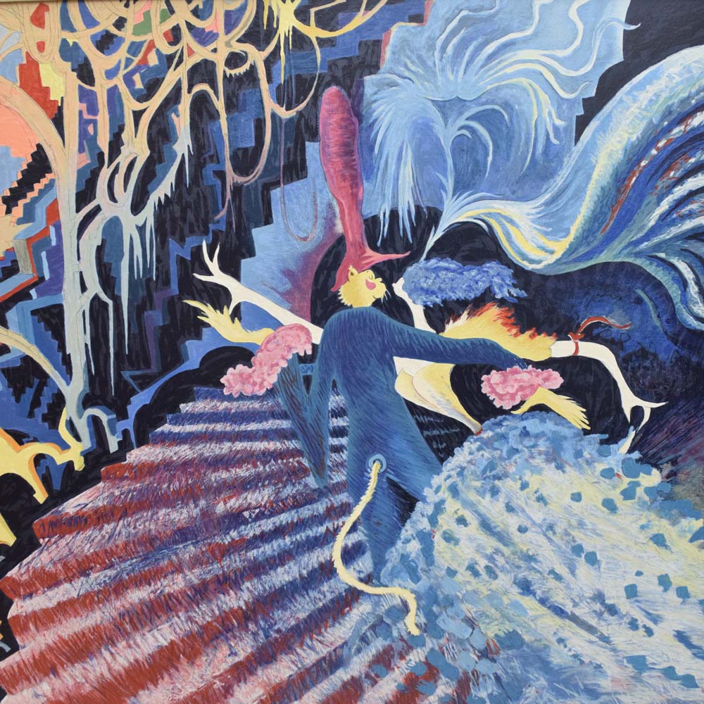 Dr. Seuss Limited Edition Serigraph on Canvas "Cat Carnival in West Venice"