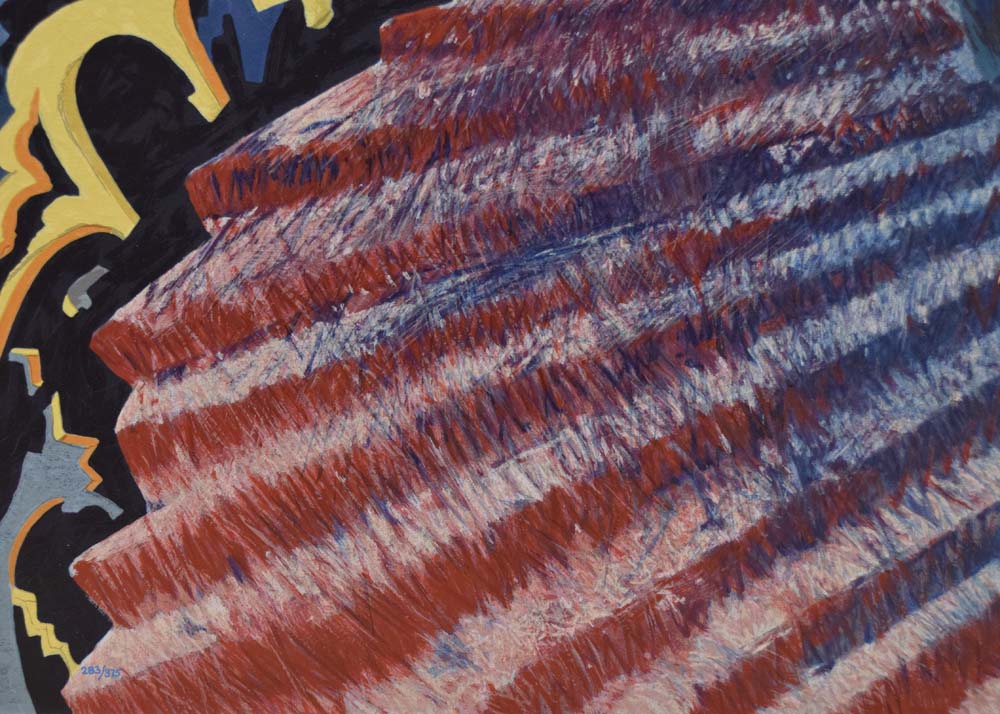 Dr. Seuss Limited Edition Serigraph on Canvas "Cat Carnival in West Venice"