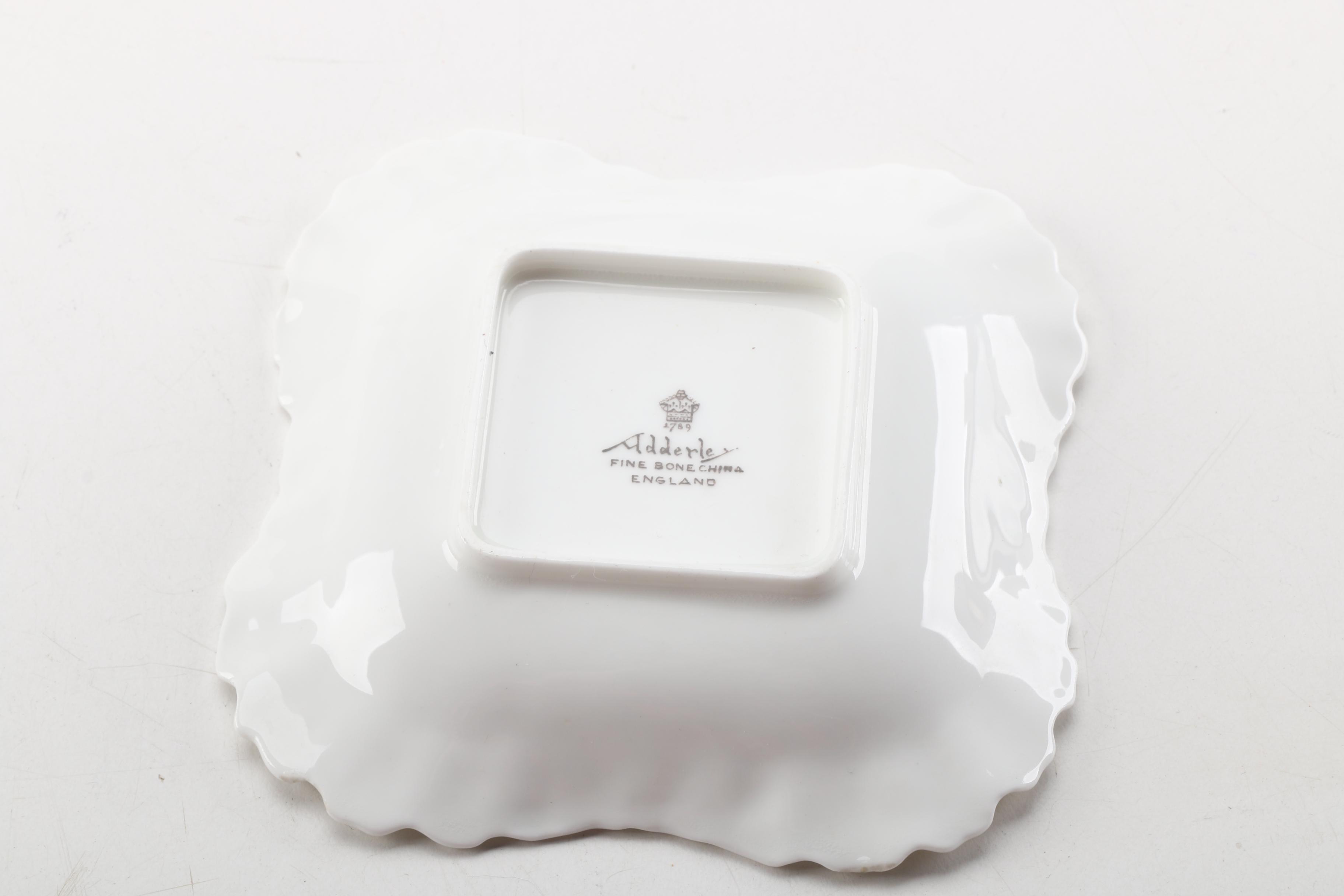 Vintage Montreal Souvenir Plate and Dishes Featuring Adderley and Wood & Sons