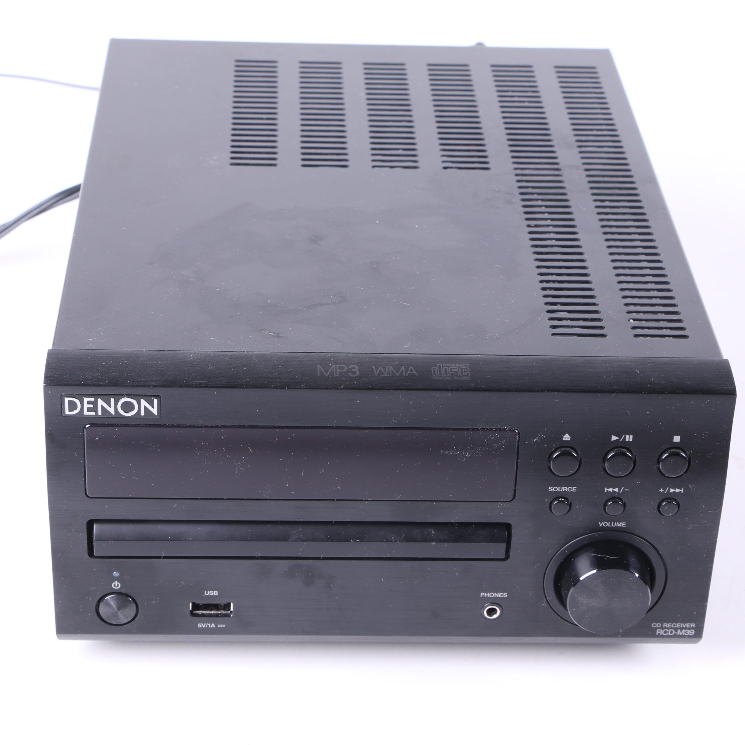 Denon CD Receiver and Speakers