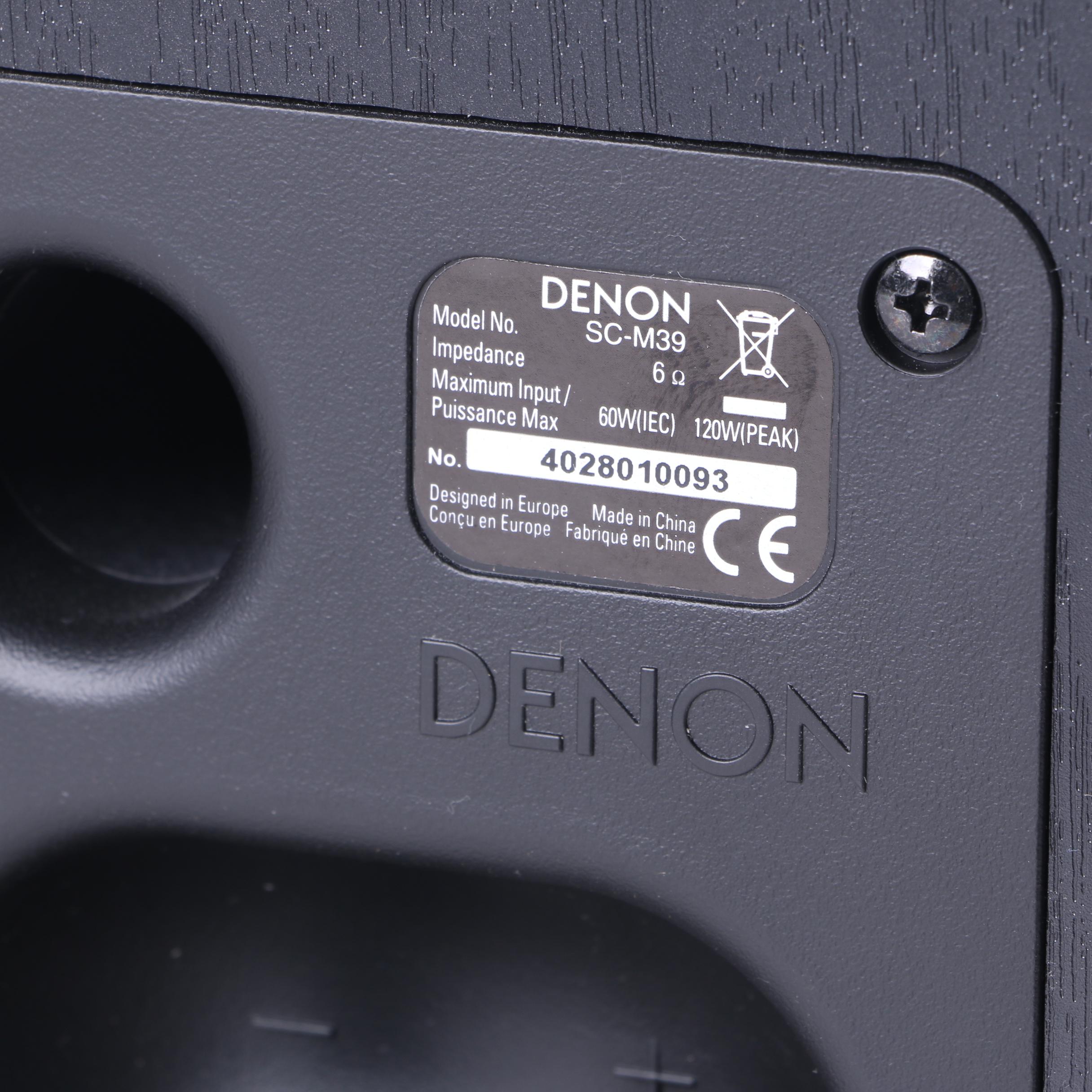 Denon CD Receiver and Speakers