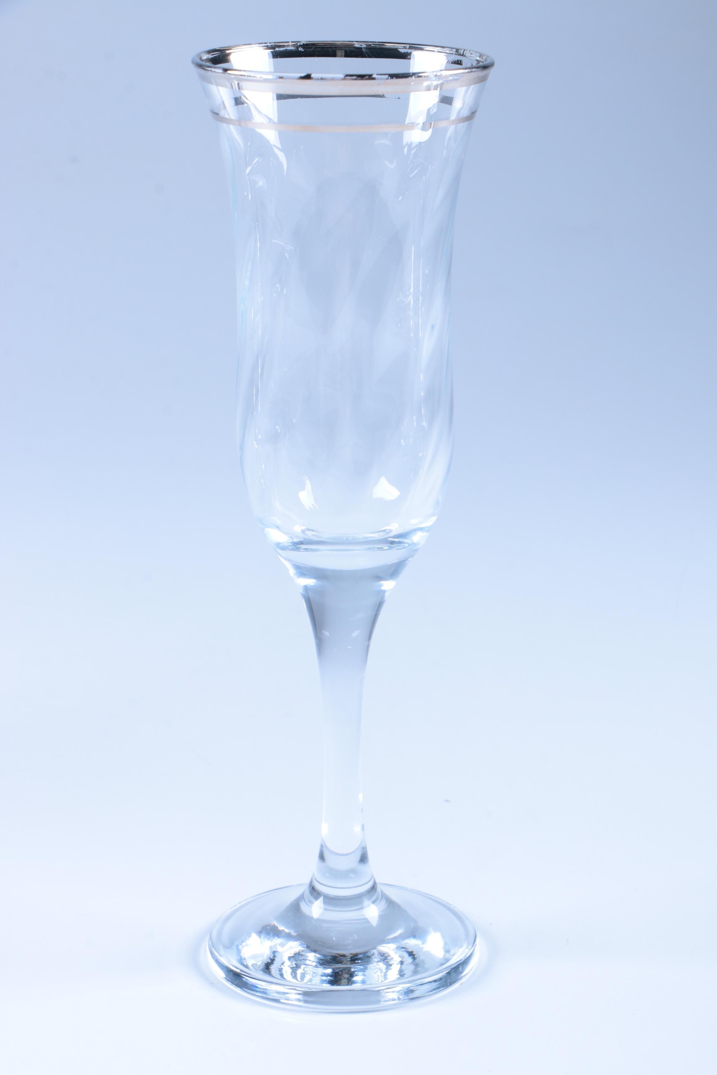 Cordial Glasses and Atlantis Crystal Decanter