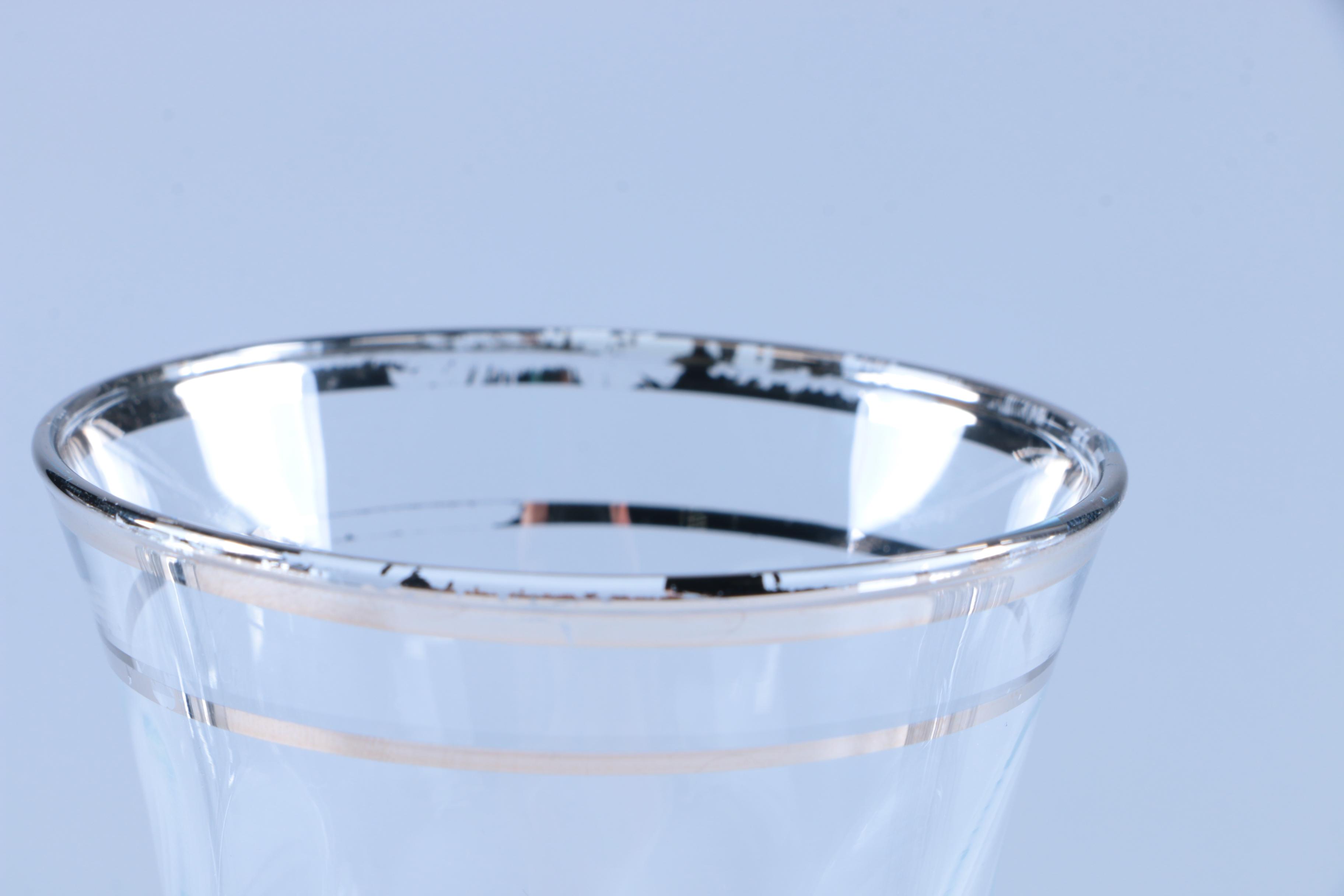 Cordial Glasses and Atlantis Crystal Decanter