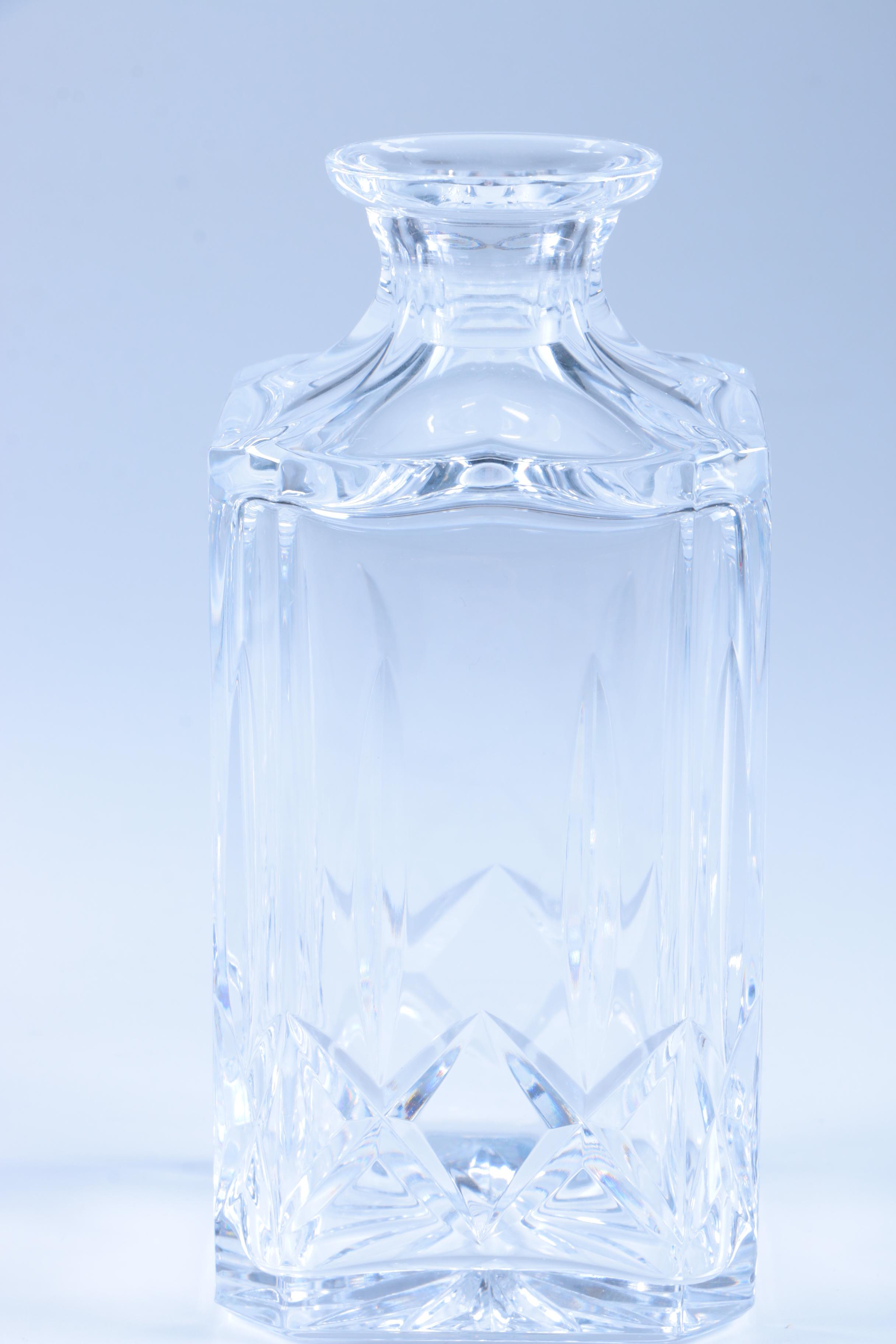 Cordial Glasses and Atlantis Crystal Decanter