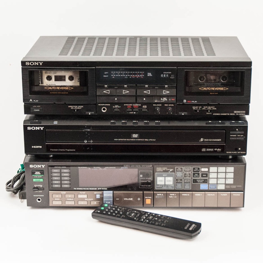 Sony CD/DVD Changer, Cassette Deck and Tuner