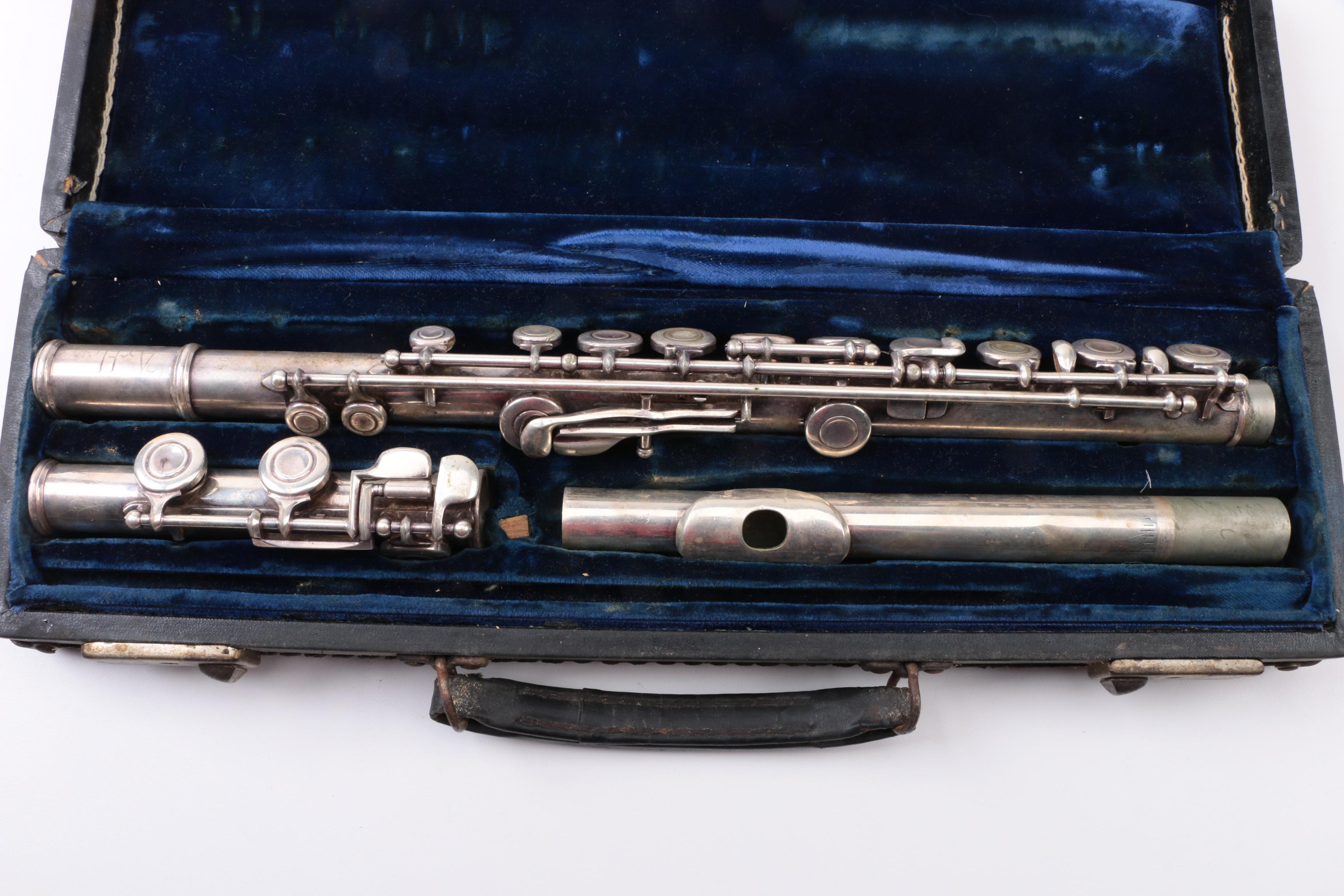 Vintage Artley Flute with Lined Case