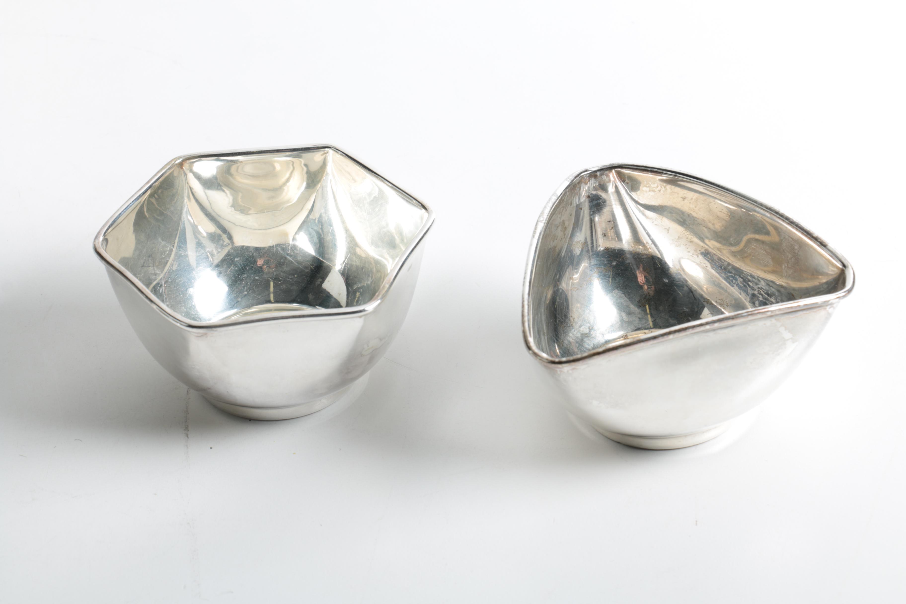 Celtic Plate Silver Plate Nut Dish and Other Pewter and Silver Plate