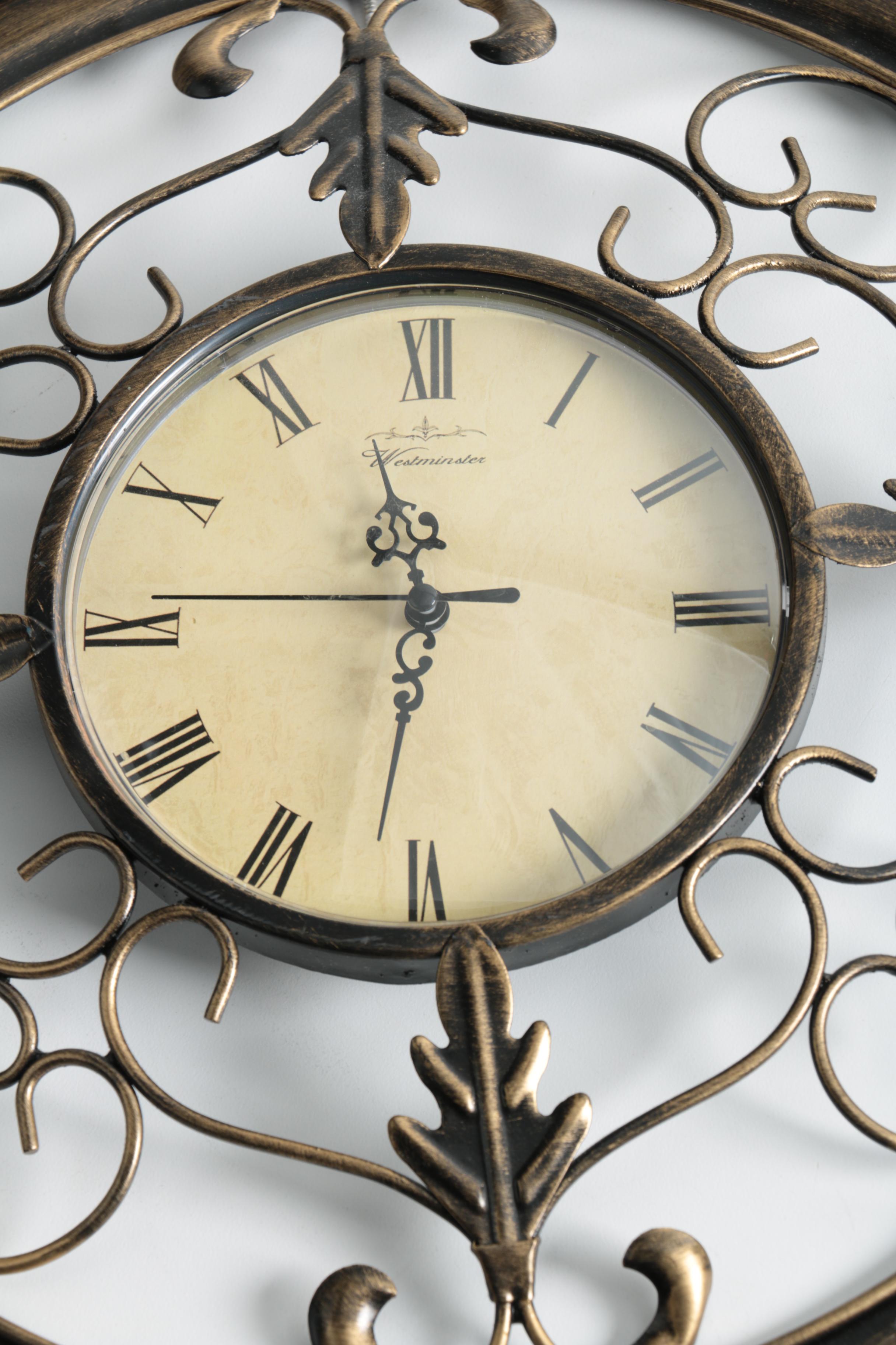 Metal and Plastic Wall Clocks