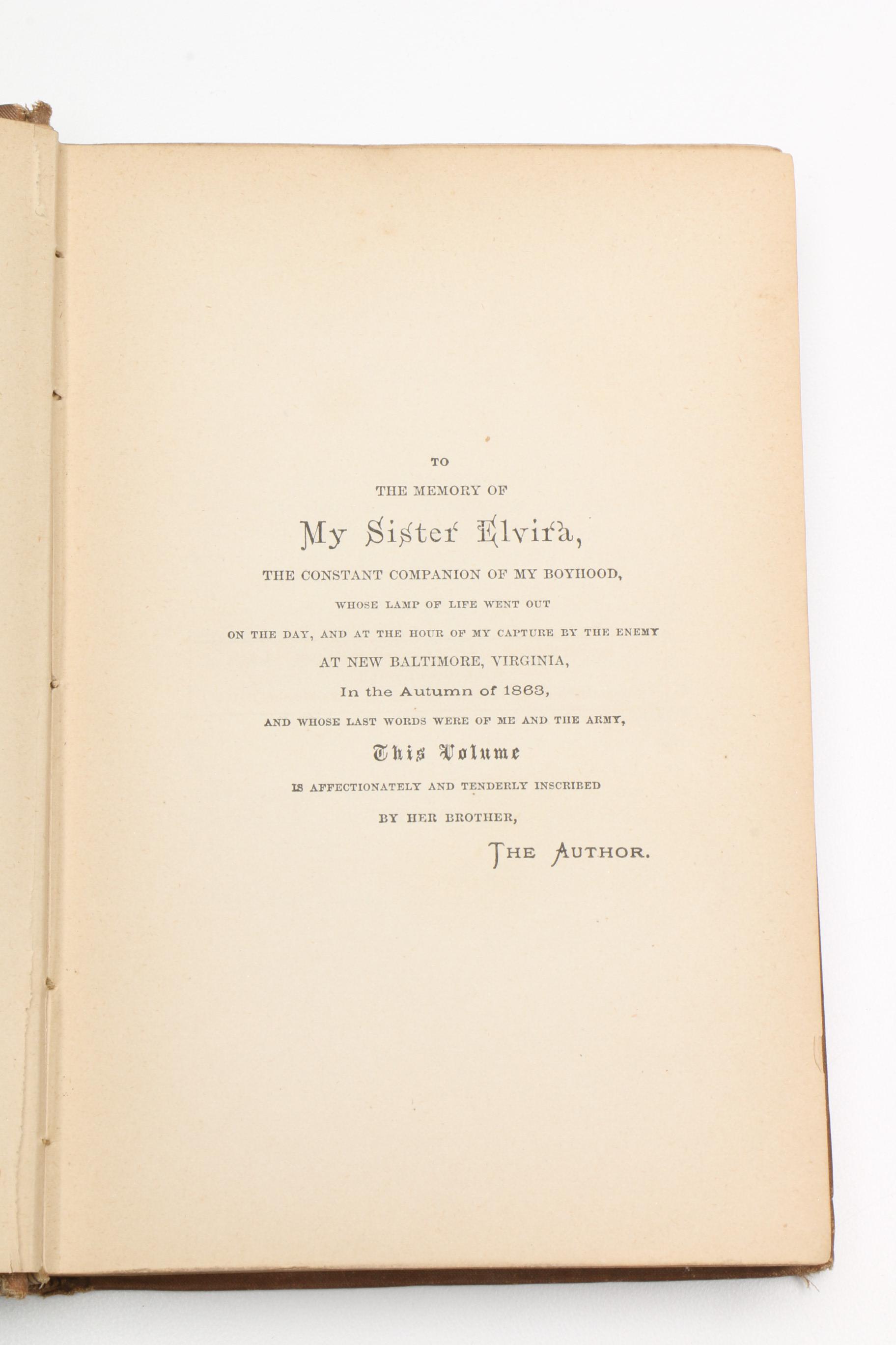 1878 "Battles for the Union" by Captain Willard Glazier
