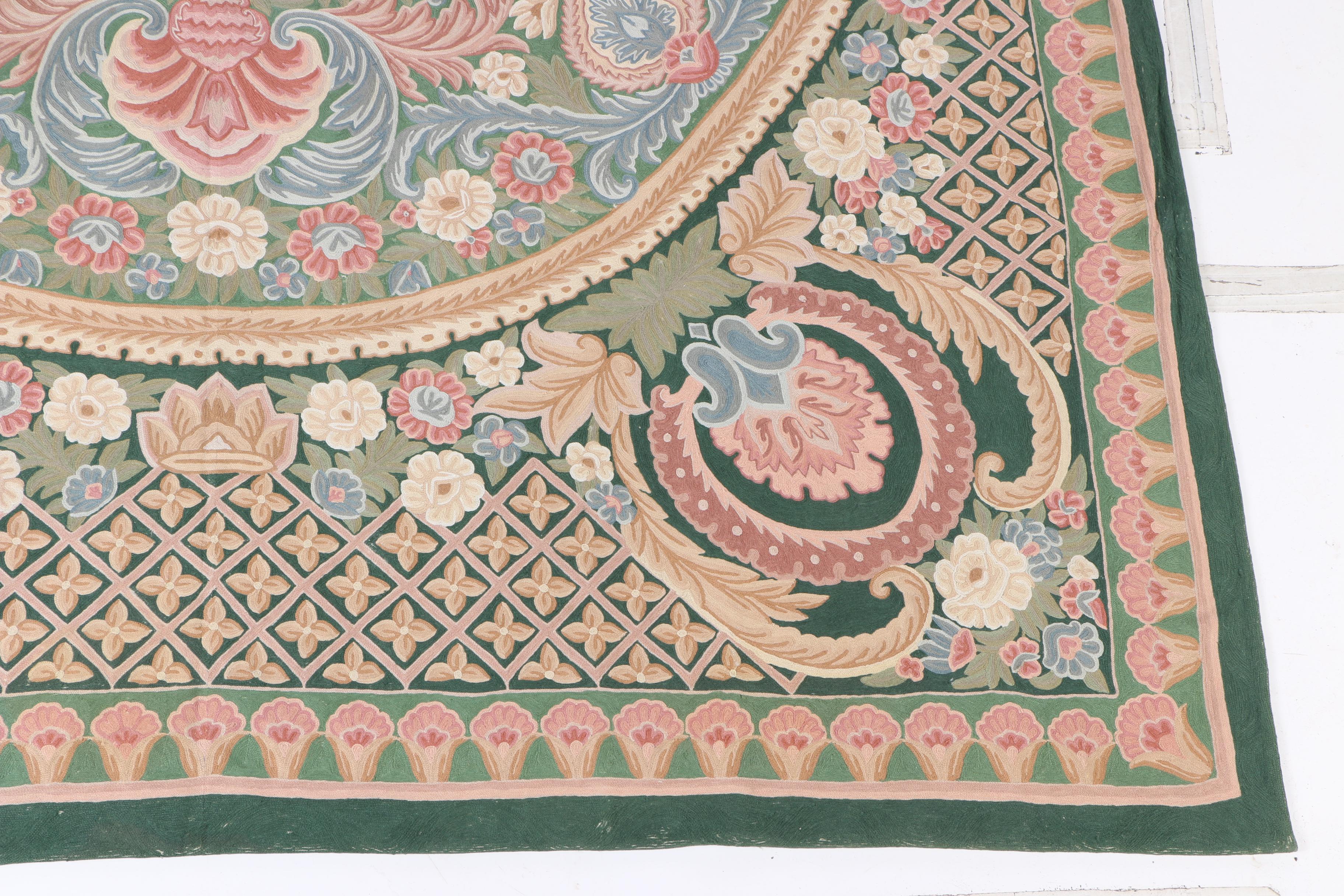 Handwoven Indian Wool Area Rug