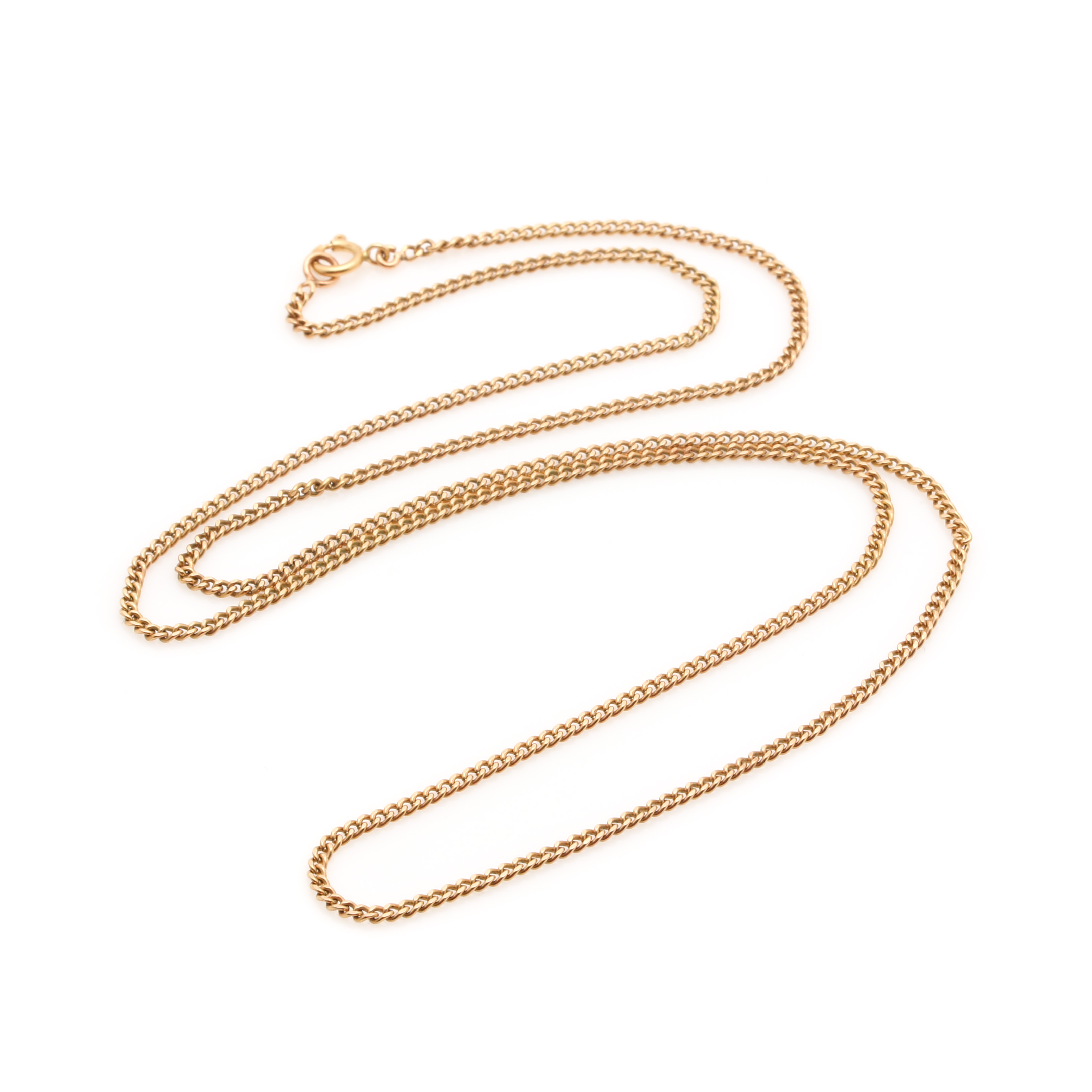 18K Yellow Gold Chain Necklace