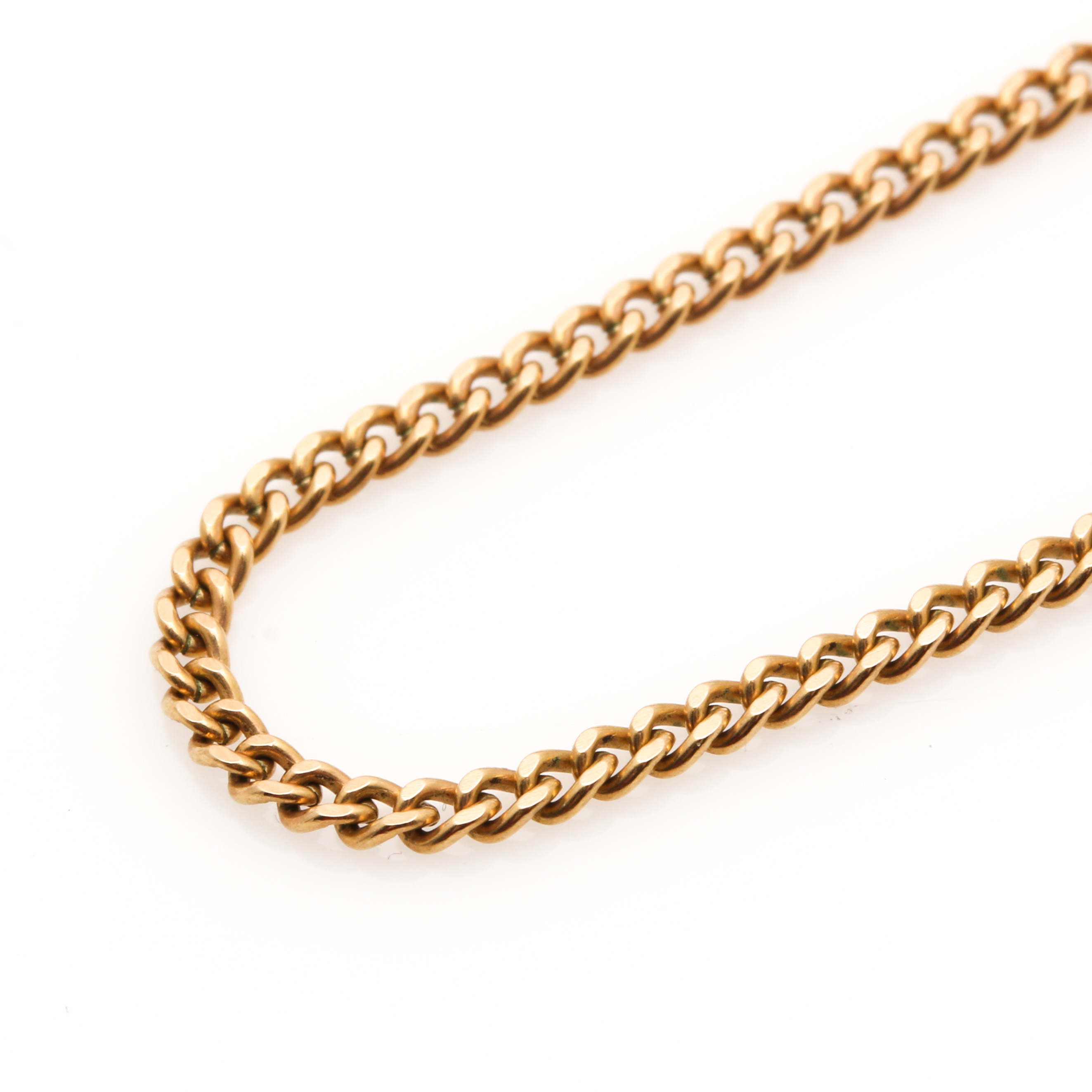 18K Yellow Gold Chain Necklace