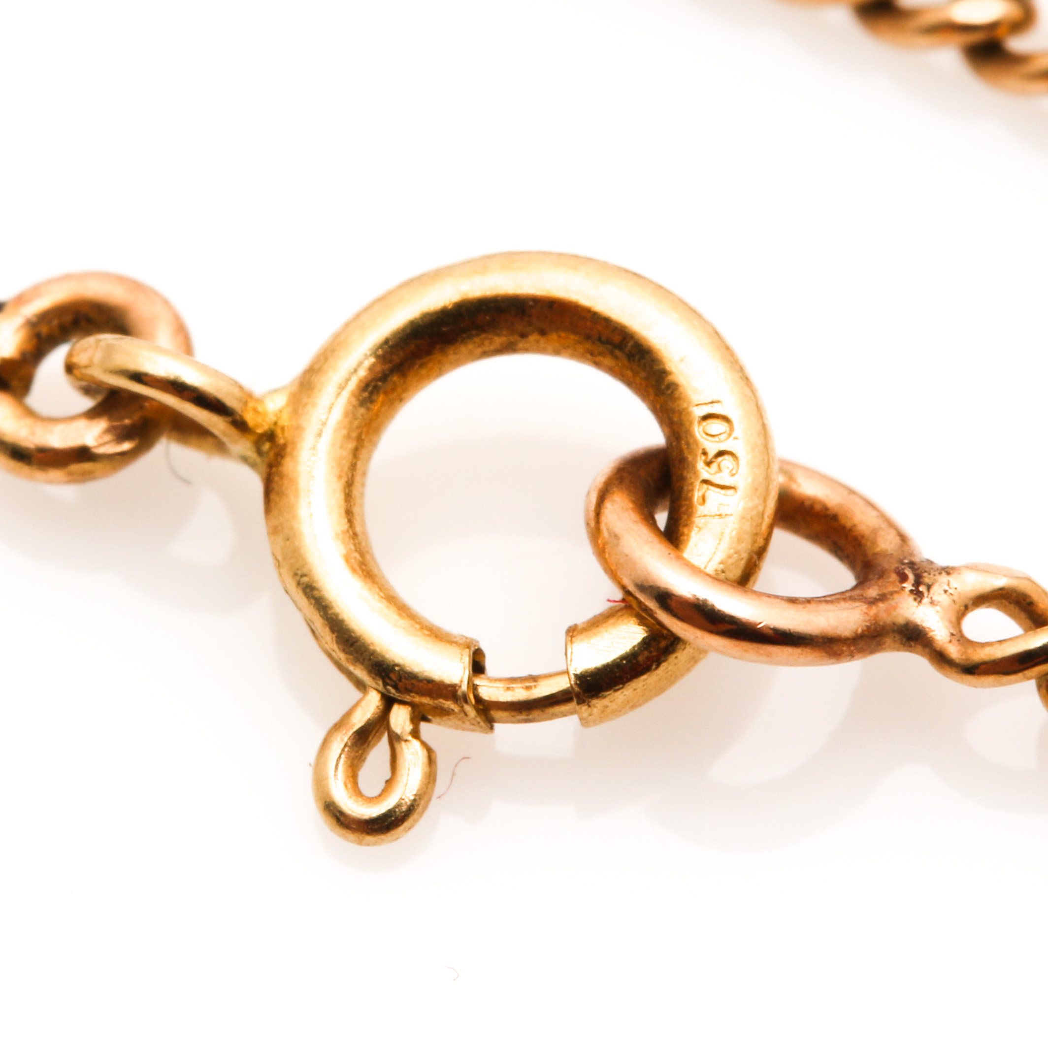 18K Yellow Gold Chain Necklace