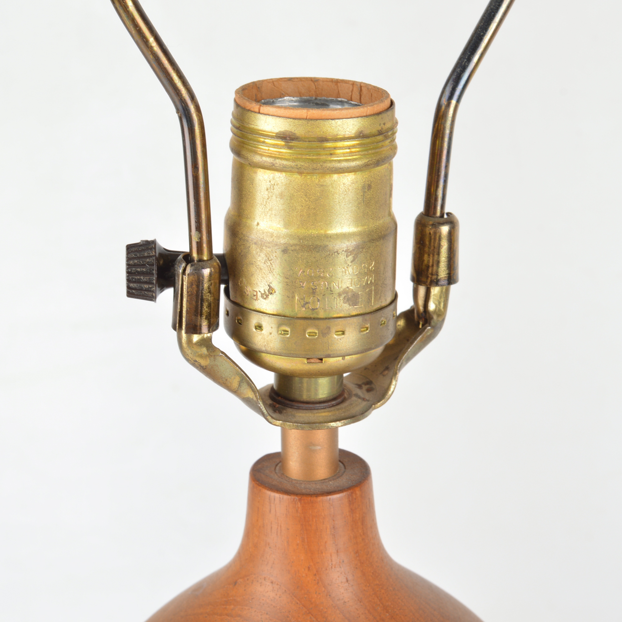 Danish Modern Teak Table Lamps