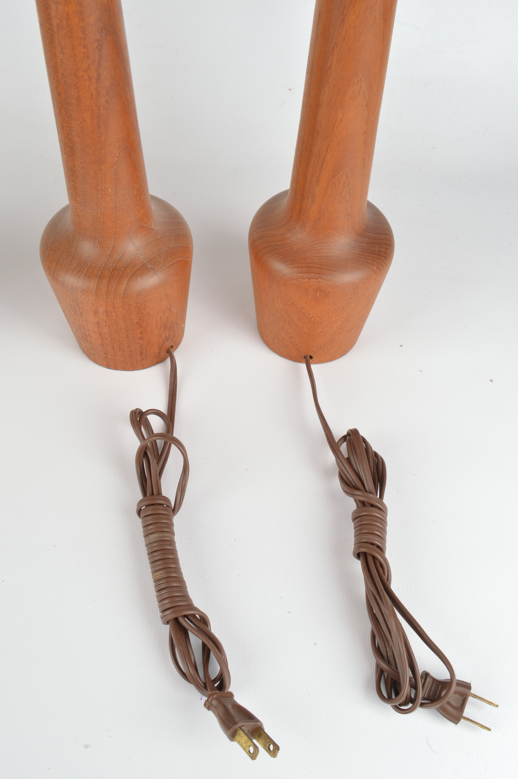 Danish Modern Teak Table Lamps