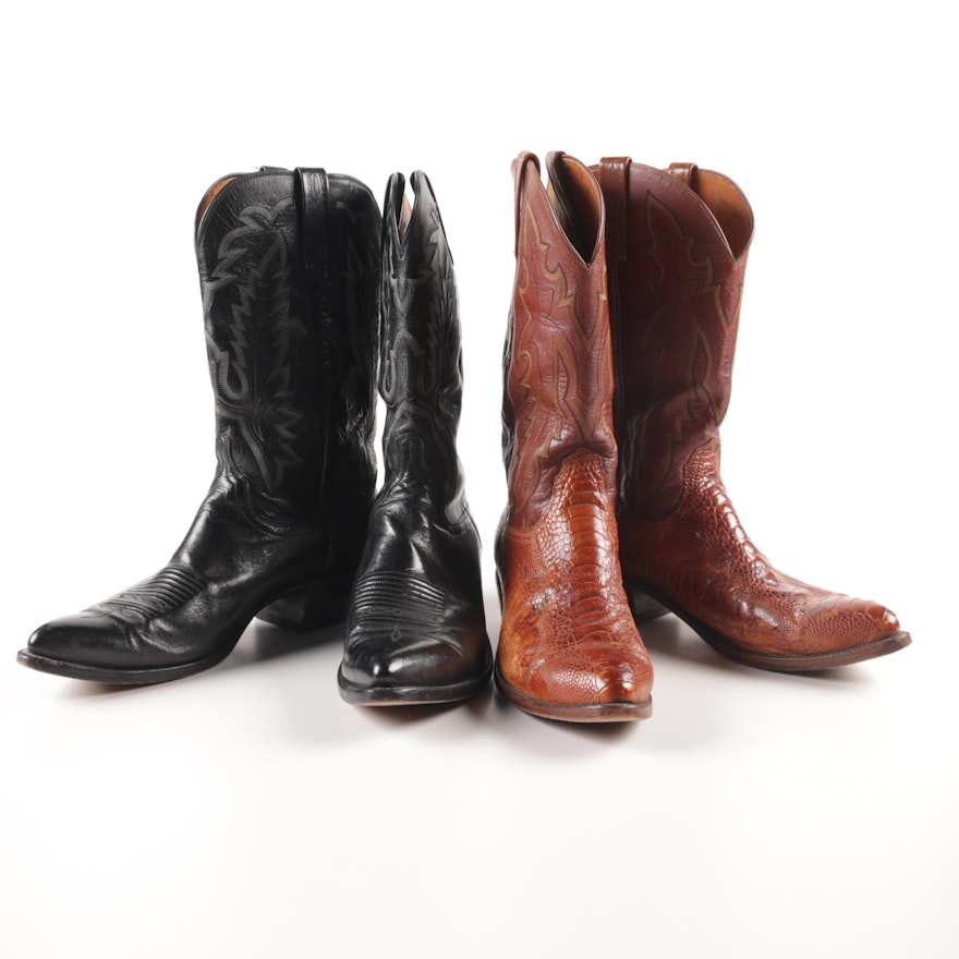 Men's Leather Cowboy Boots
