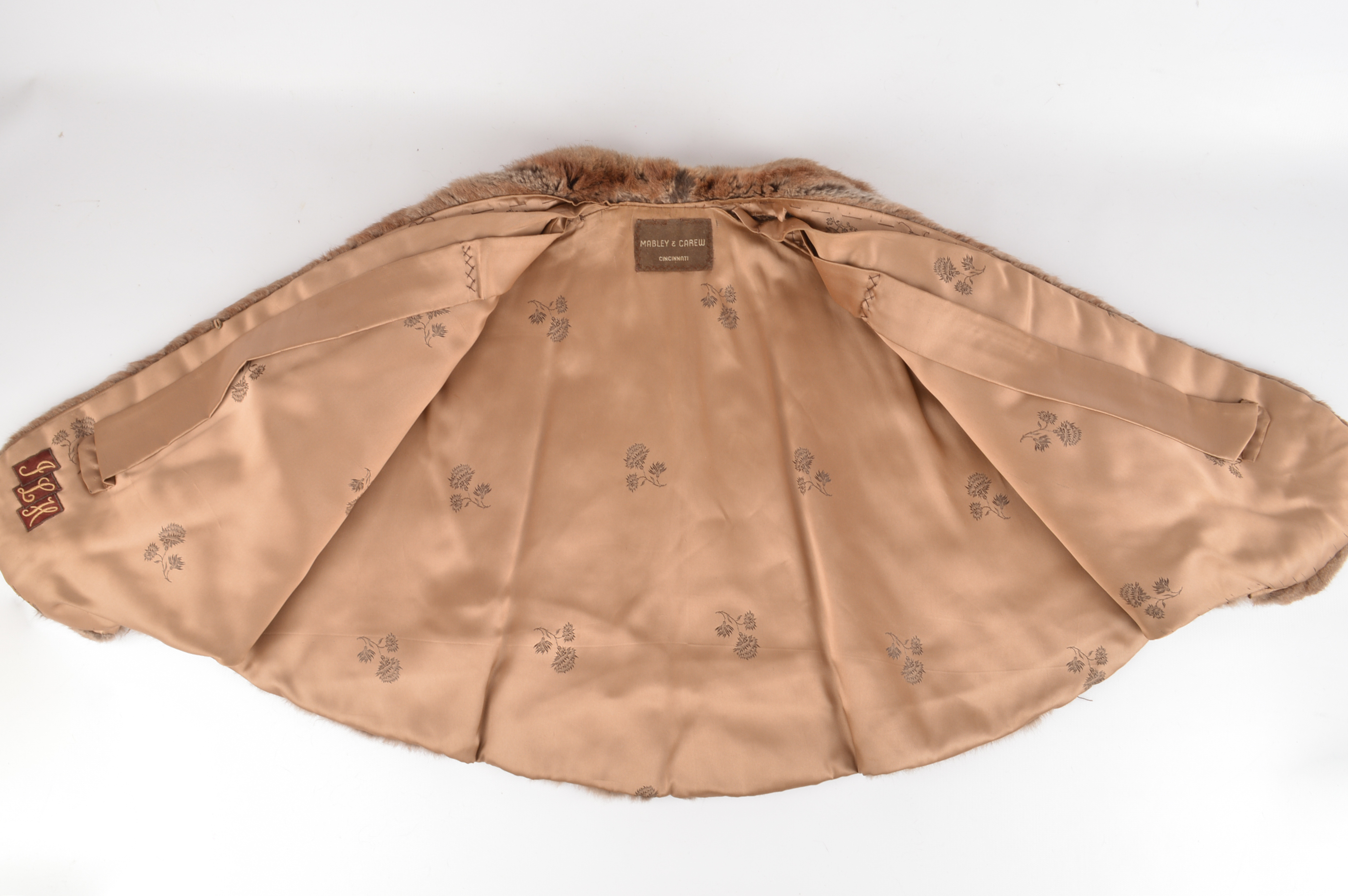 Vintage Dyed Squirrel Fur Capelet From Mabley & Carew