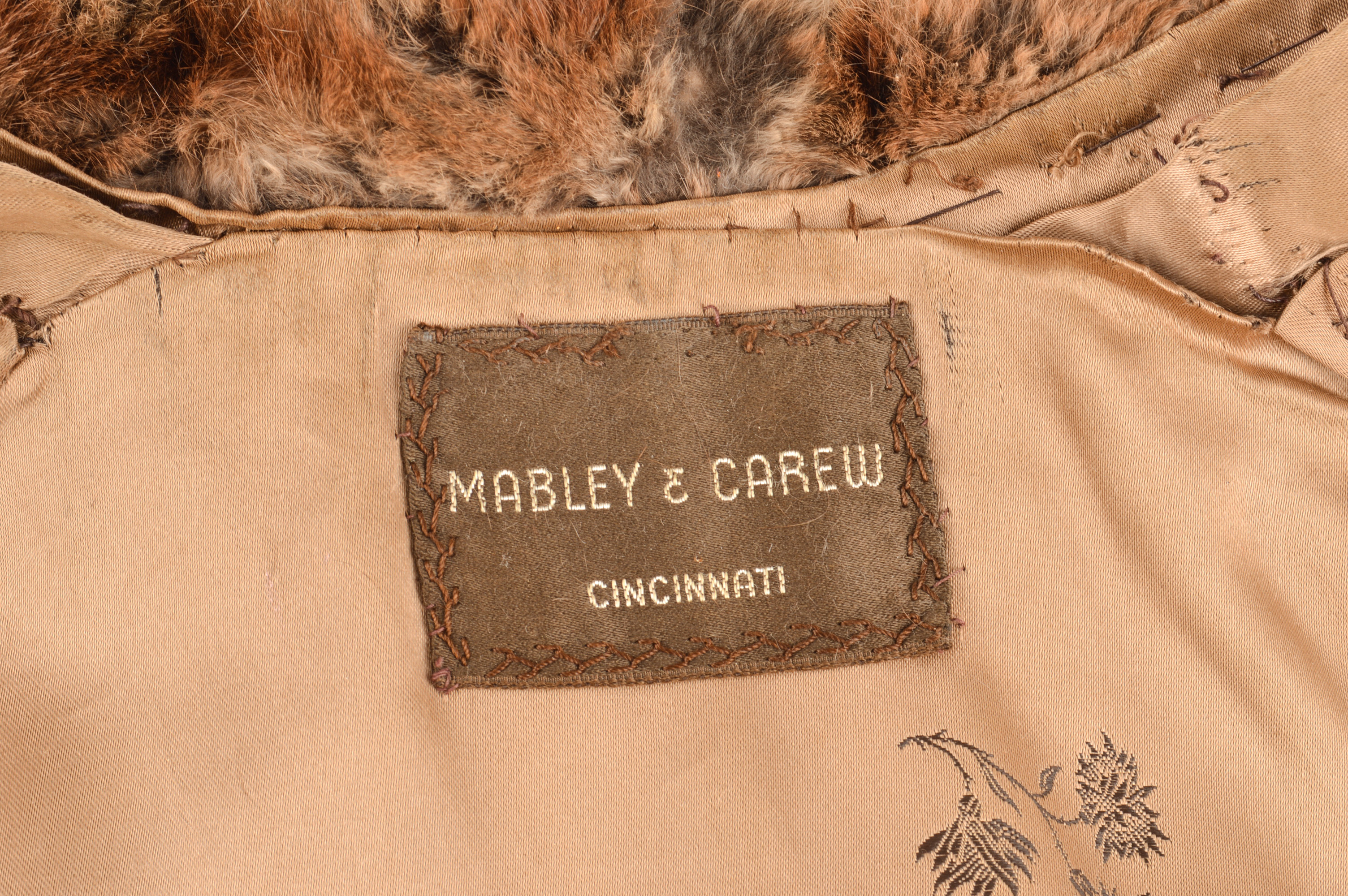 Vintage Dyed Squirrel Fur Capelet From Mabley & Carew