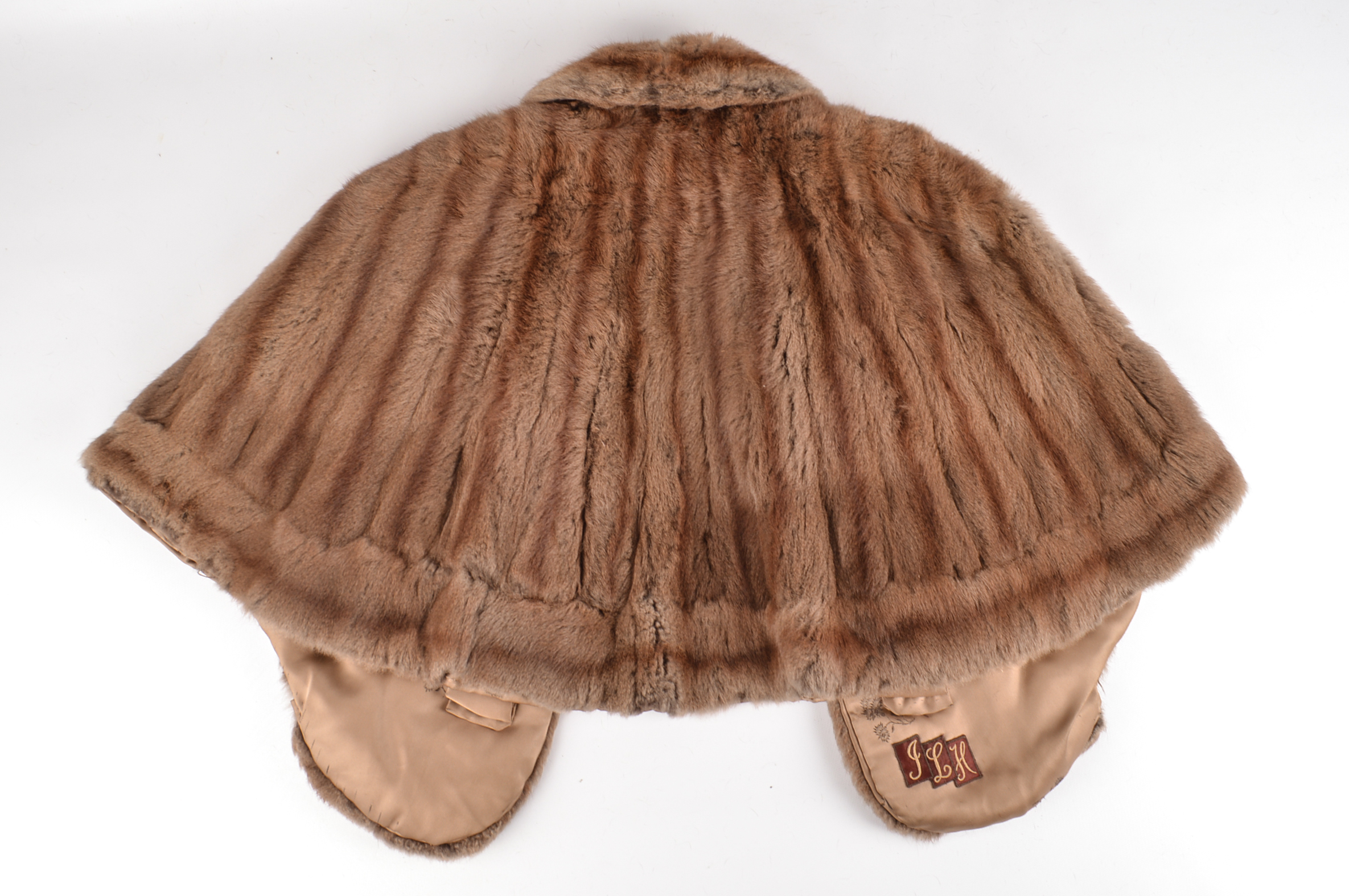 Vintage Dyed Squirrel Fur Capelet From Mabley & Carew