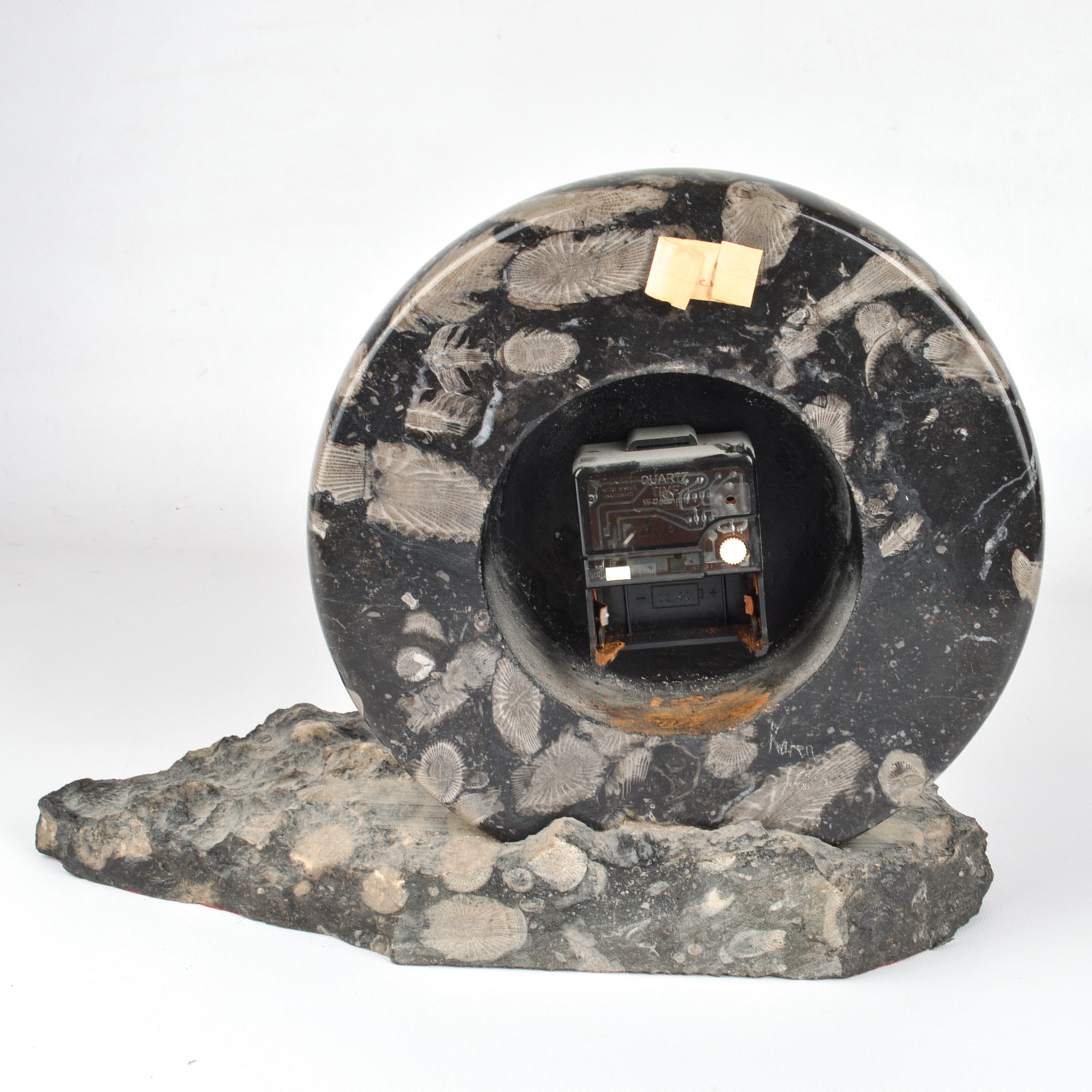 Frosterley Marble Company Fossilized Marble Mantel Clock