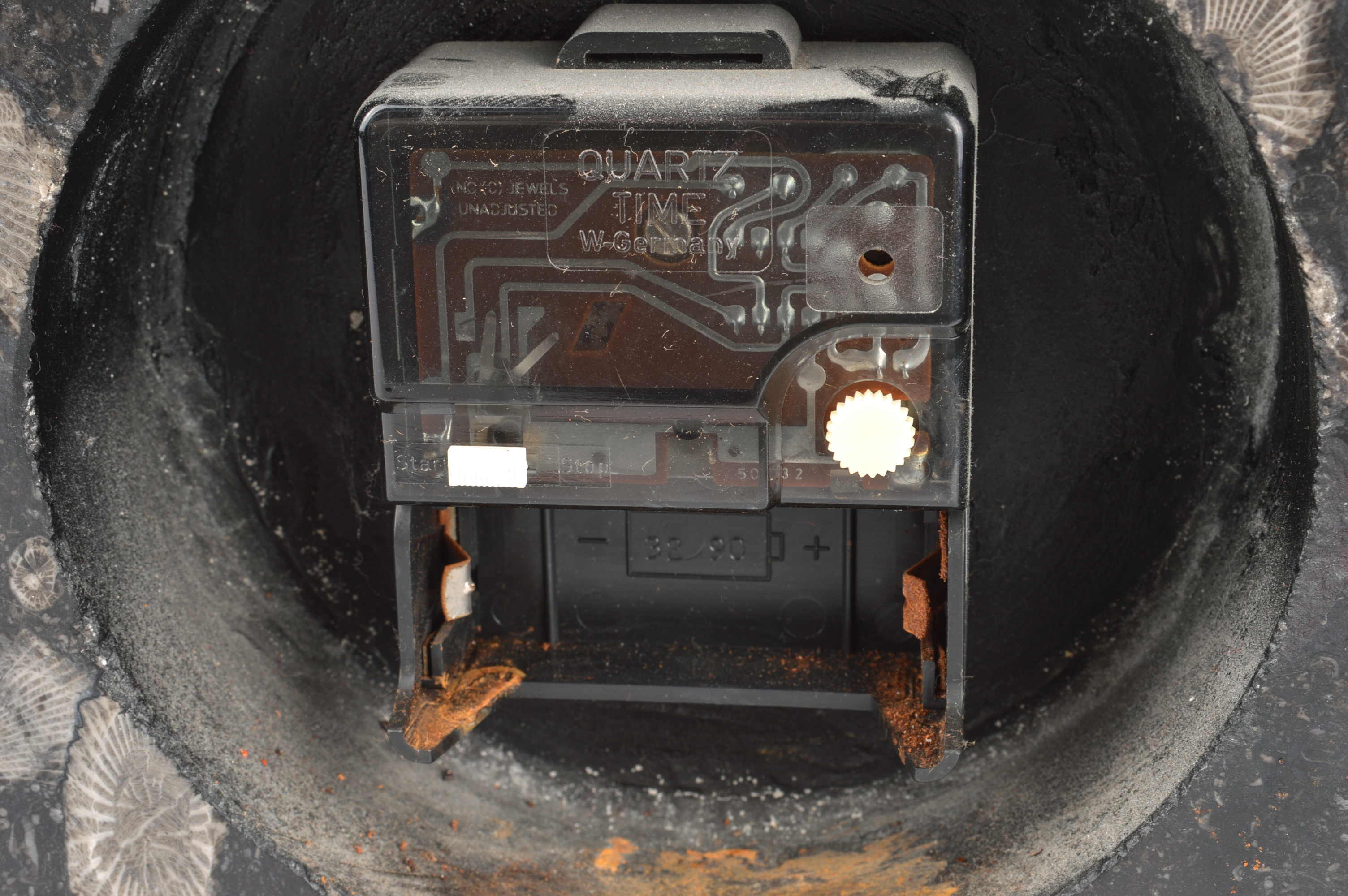 Frosterley Marble Company Fossilized Marble Mantel Clock