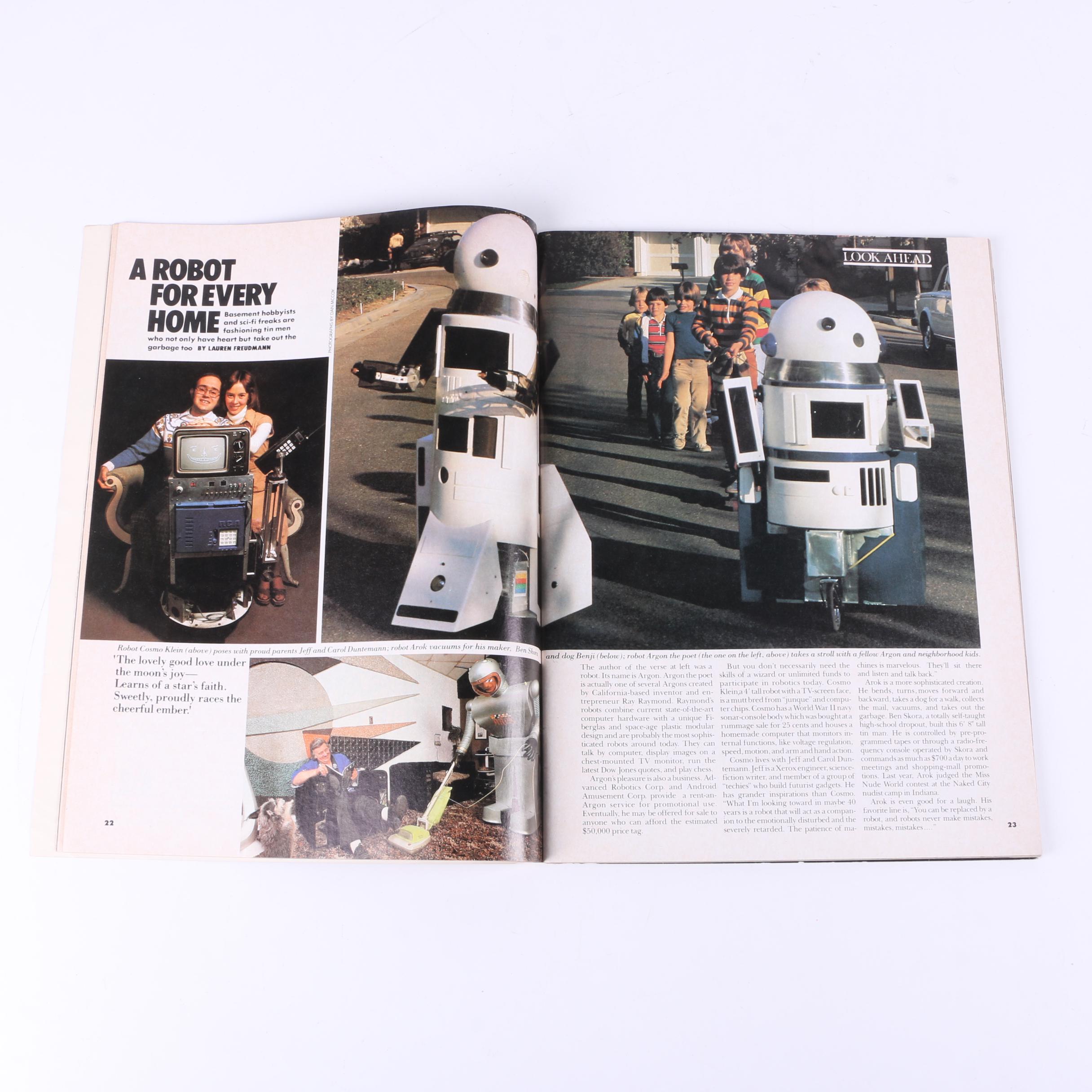 Eight Vintage Magazines