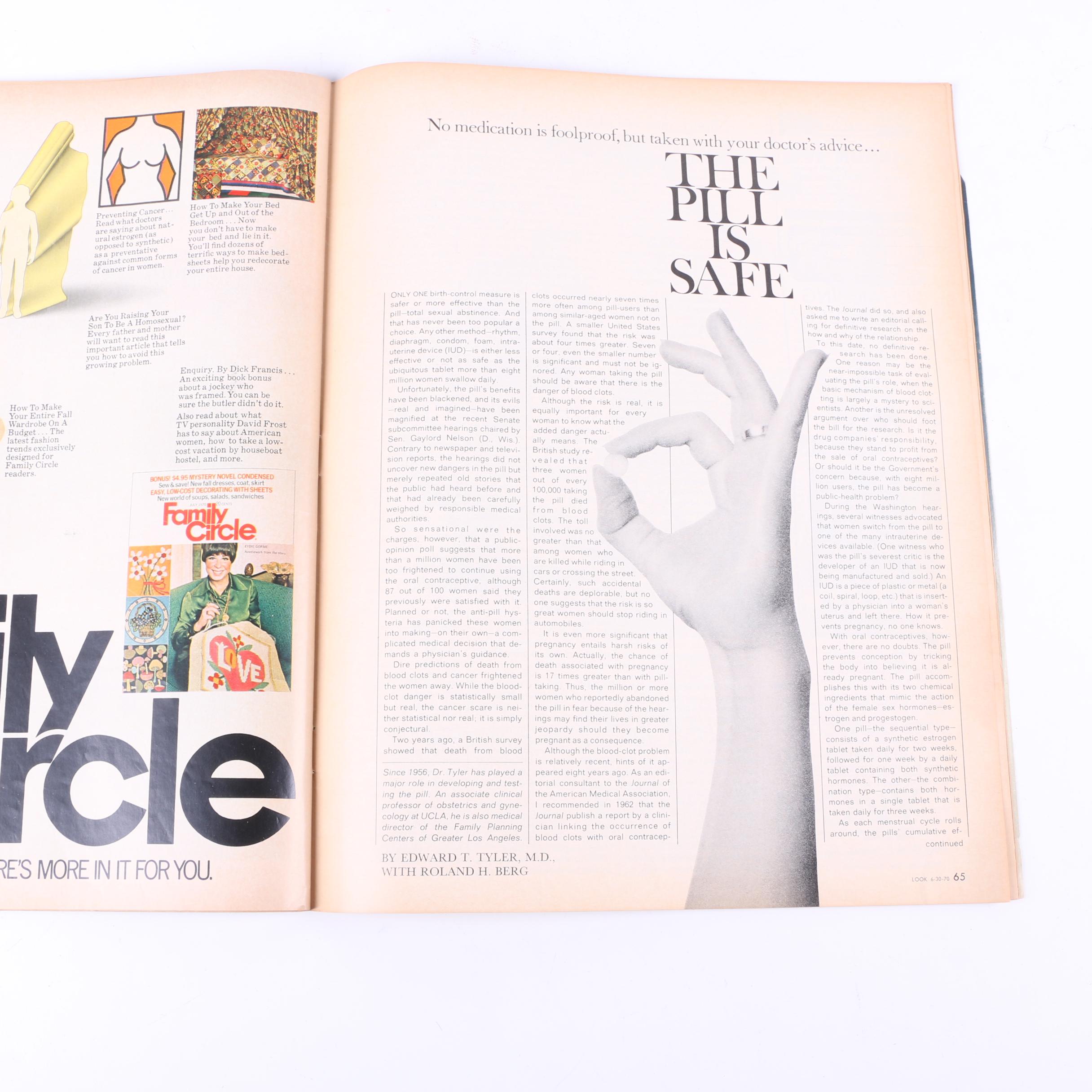 Eight Vintage Magazines