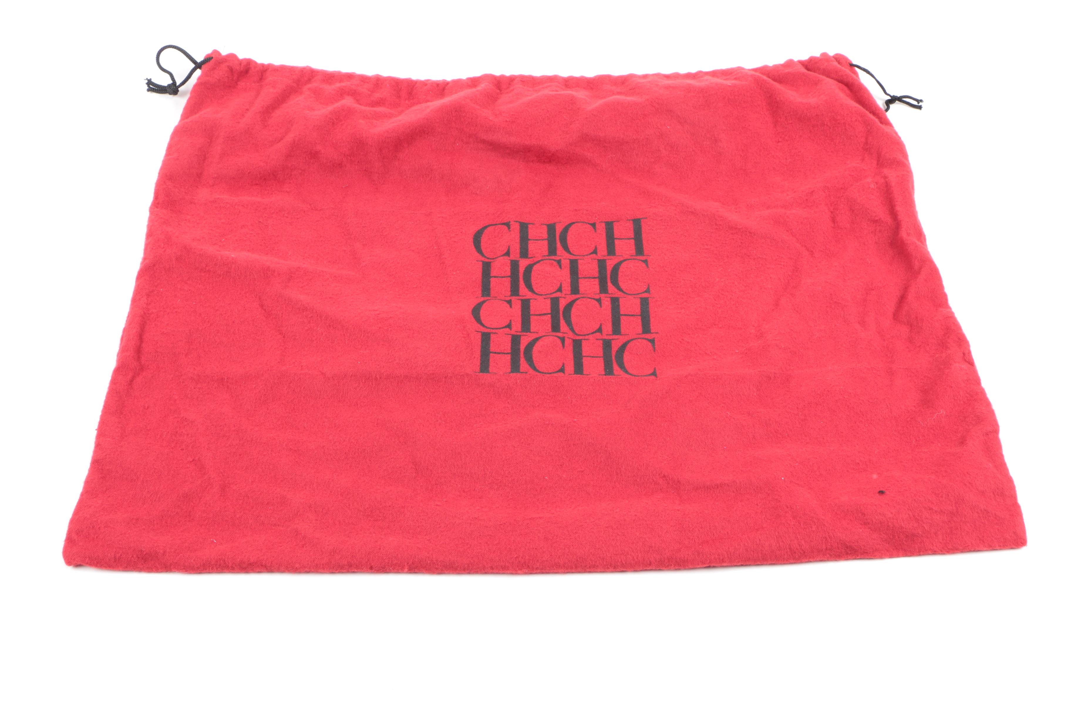 Caroline Herrera Quilted Nylon Tote